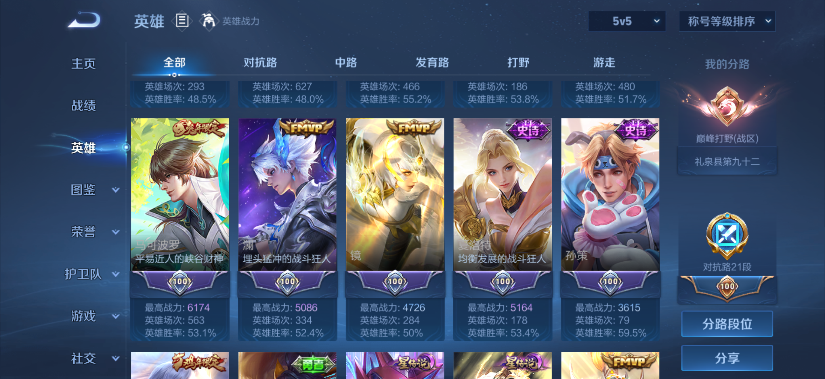 WZCMW4186604王者荣耀账号详情图4