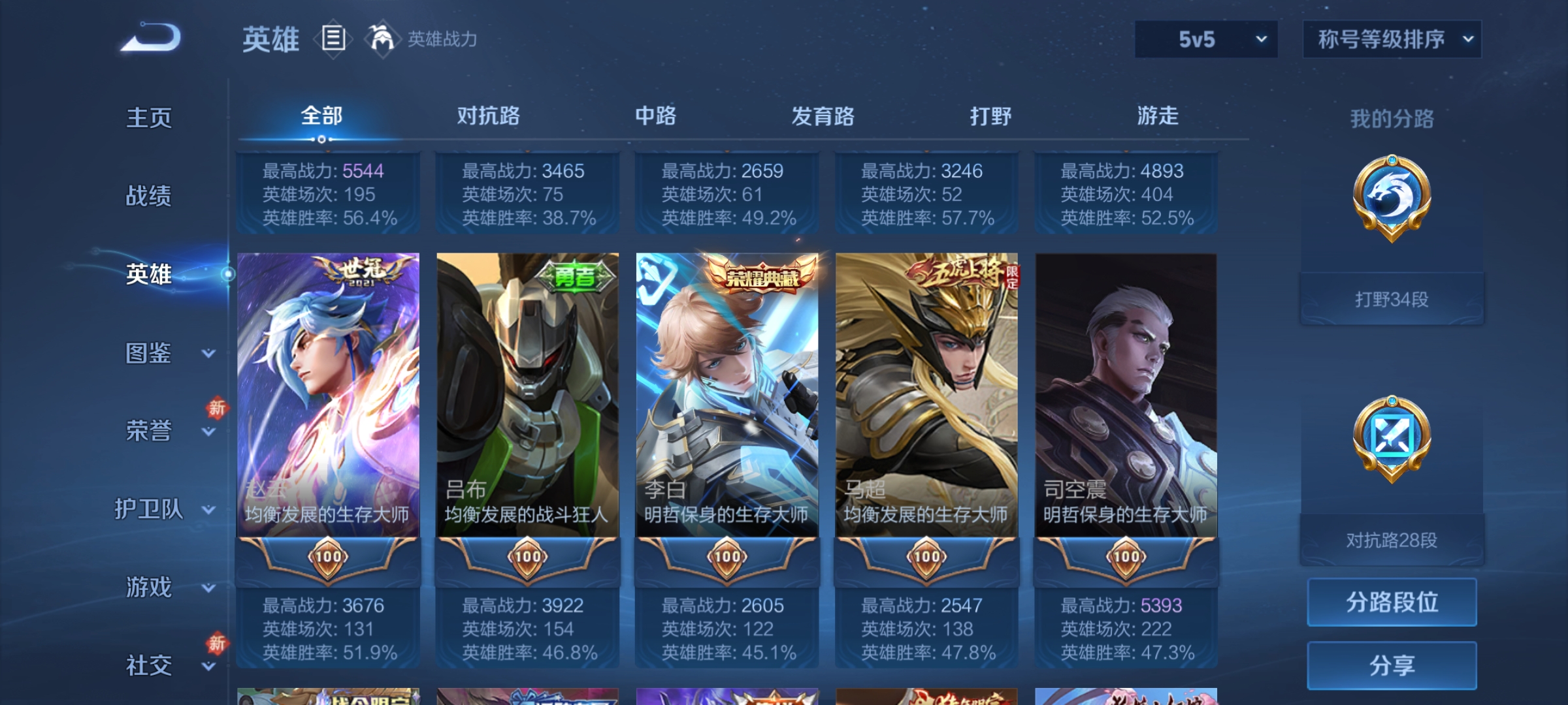 WZCMW4100175王者荣耀账号详情图6