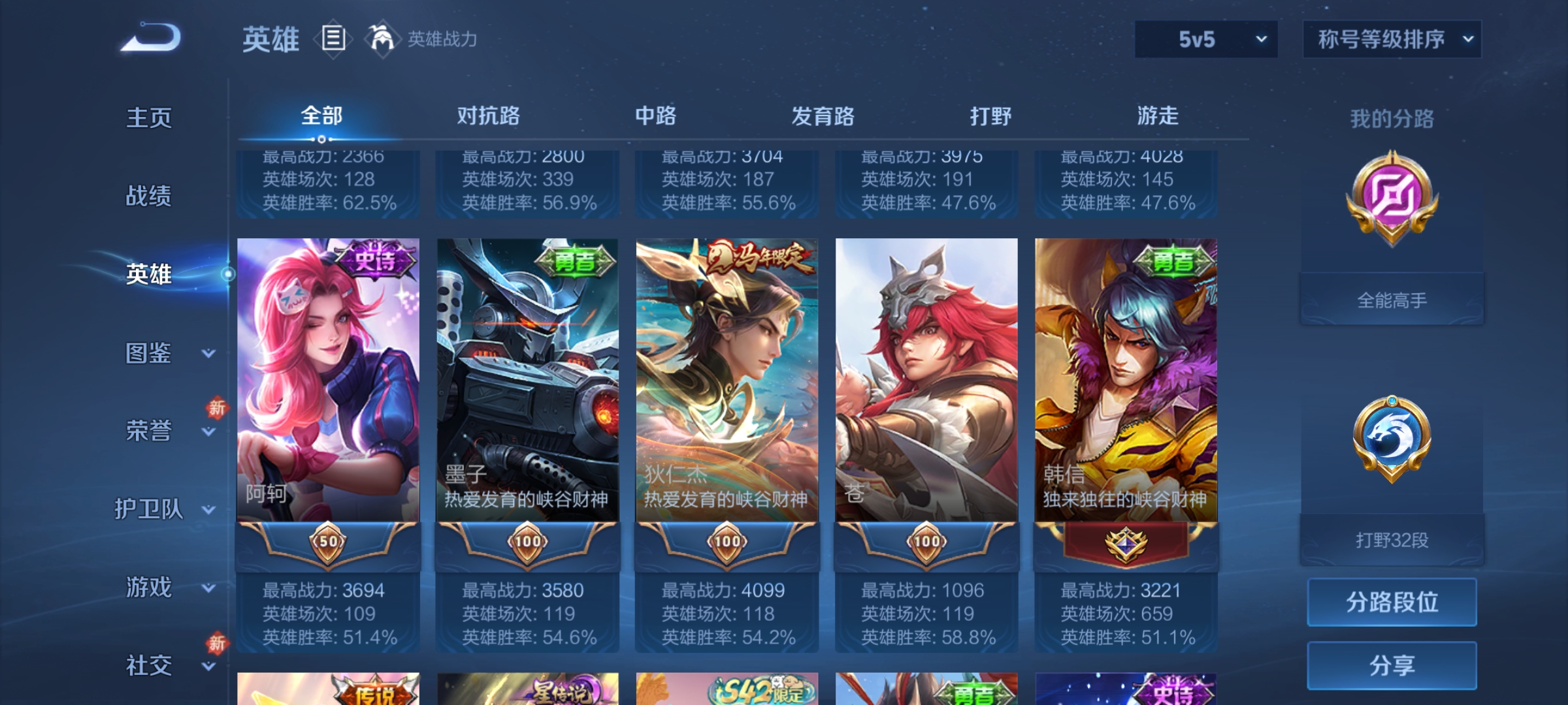 WZCMW4208954王者荣耀账号详情图5