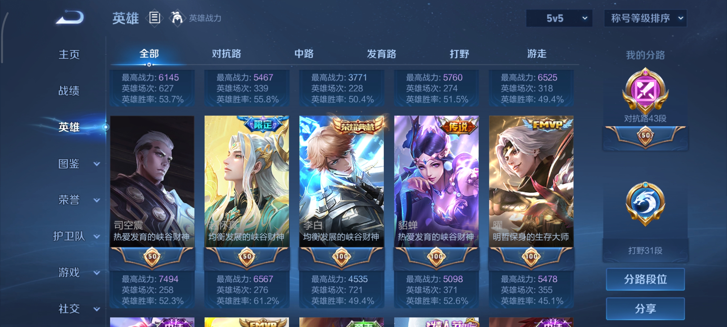 WZCMW3402749王者荣耀账号详情图5