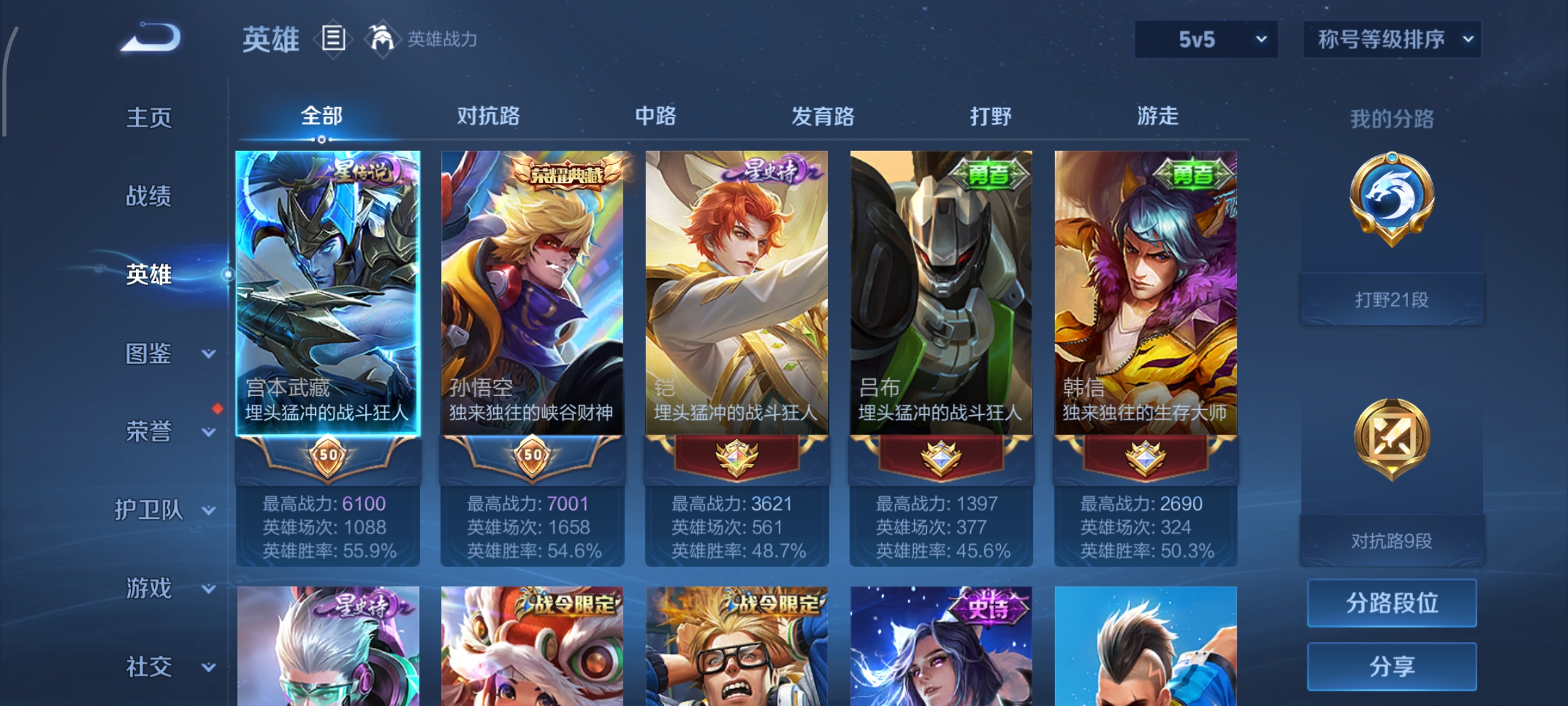 WZCMW3453711王者荣耀账号详情图3