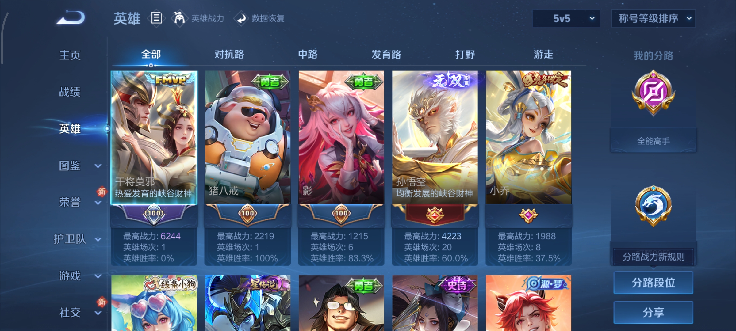 WZCMW4101557王者荣耀账号详情图3