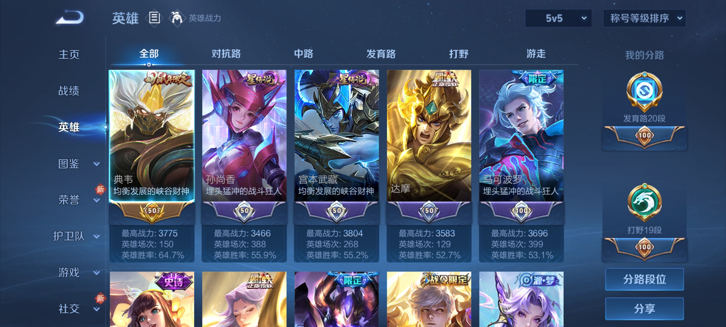 WZCMW4127717王者荣耀账号详情图3