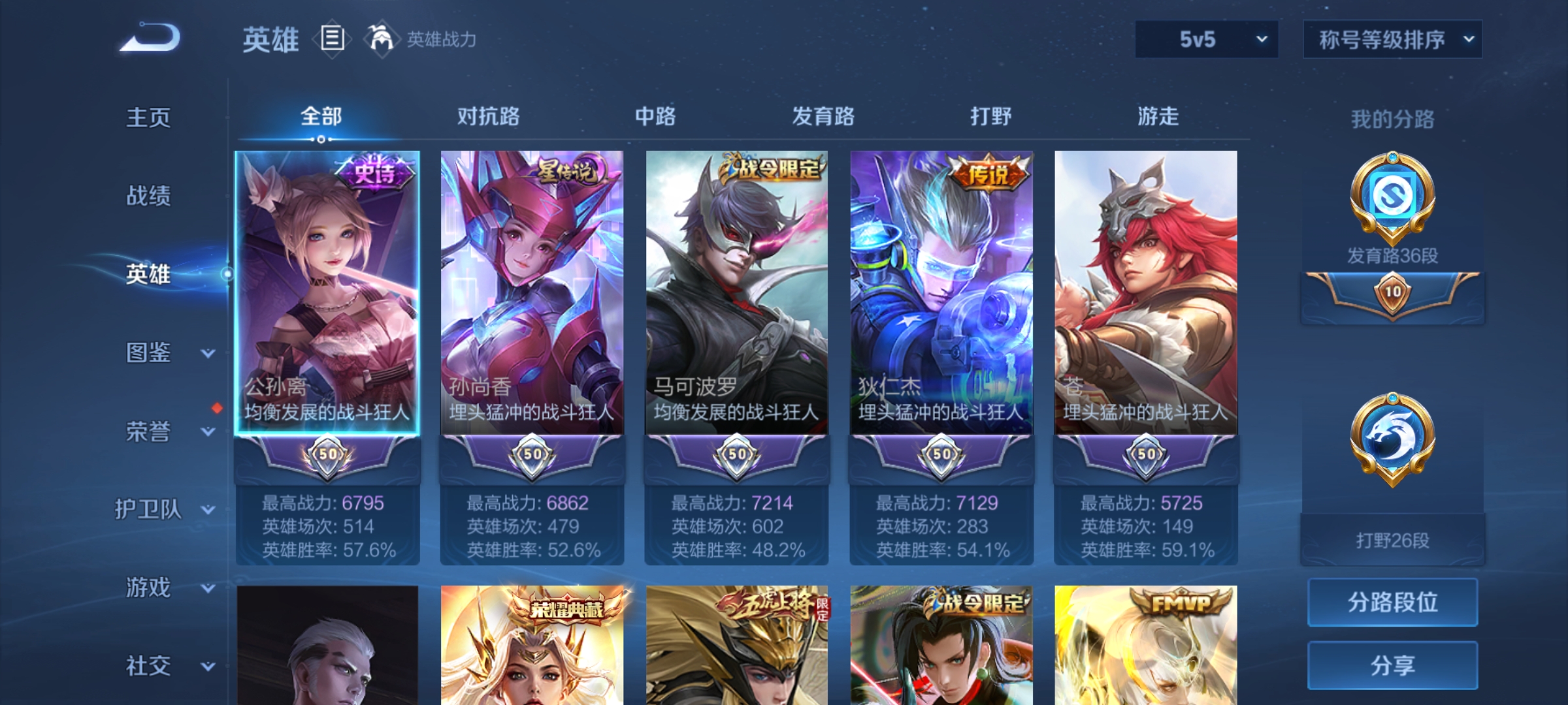 WZCMW46193王者荣耀账号详情图3