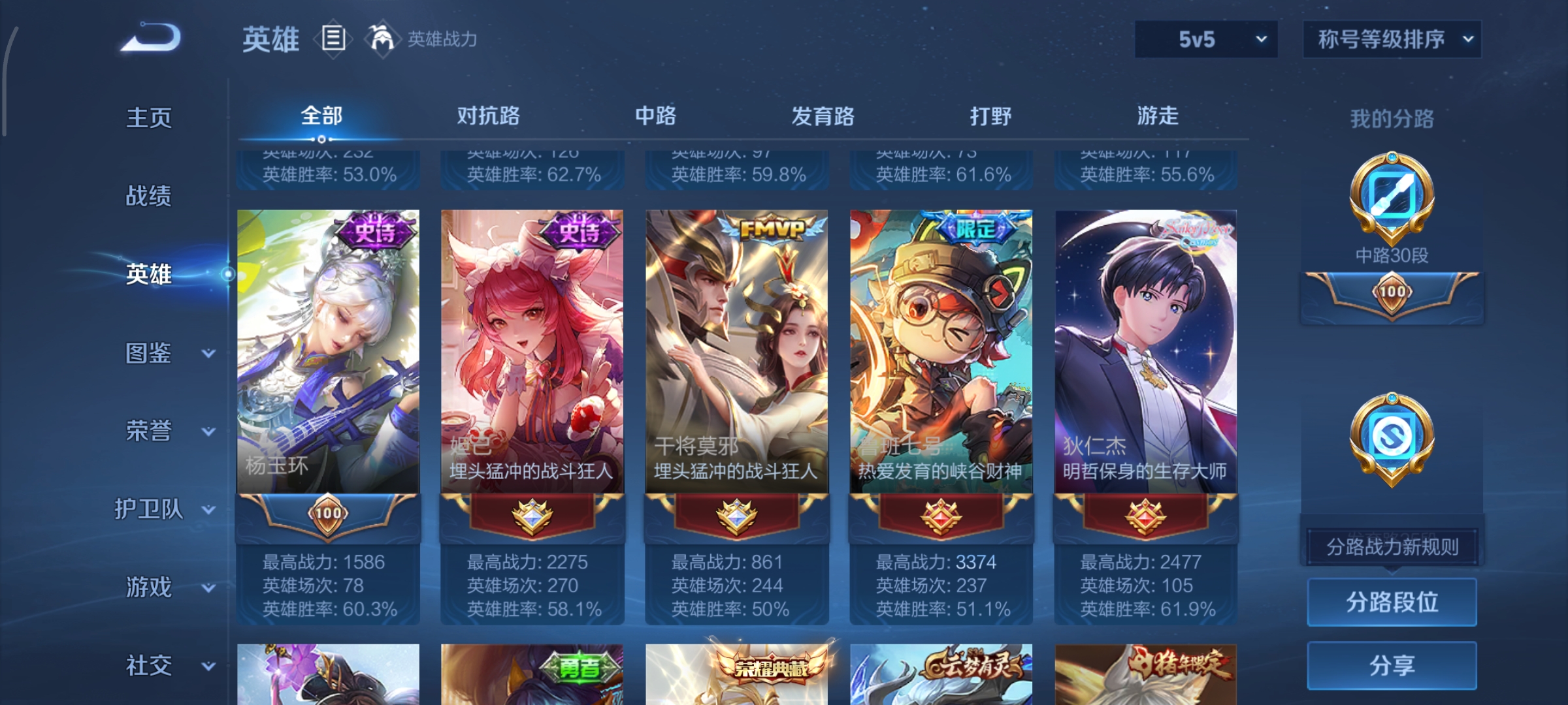 WZCMW3463210王者荣耀账号详情图5