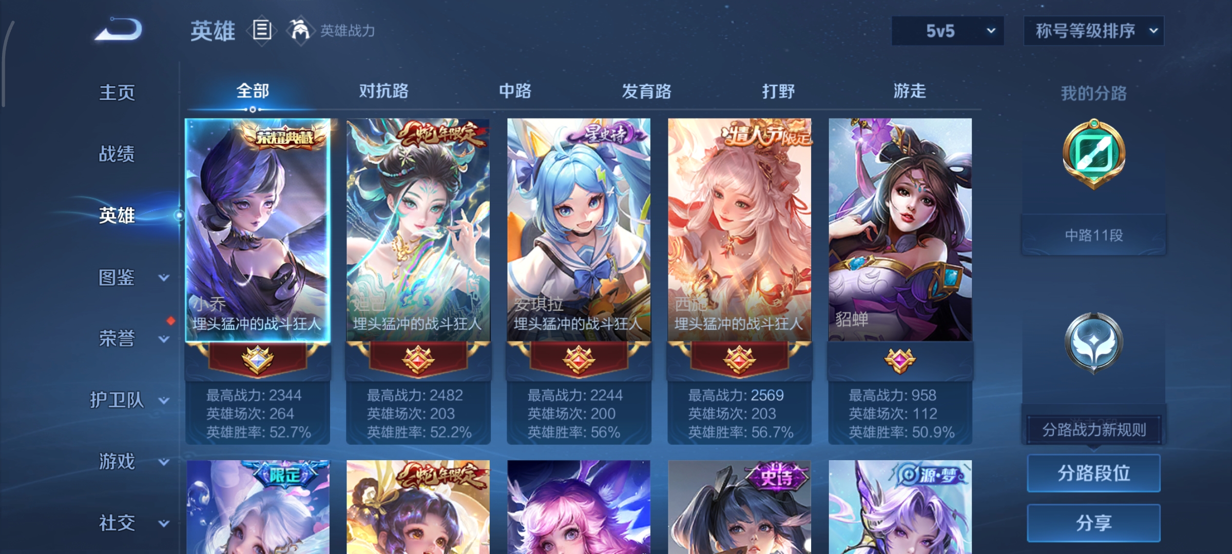 WZCMW3480610王者荣耀账号详情图2