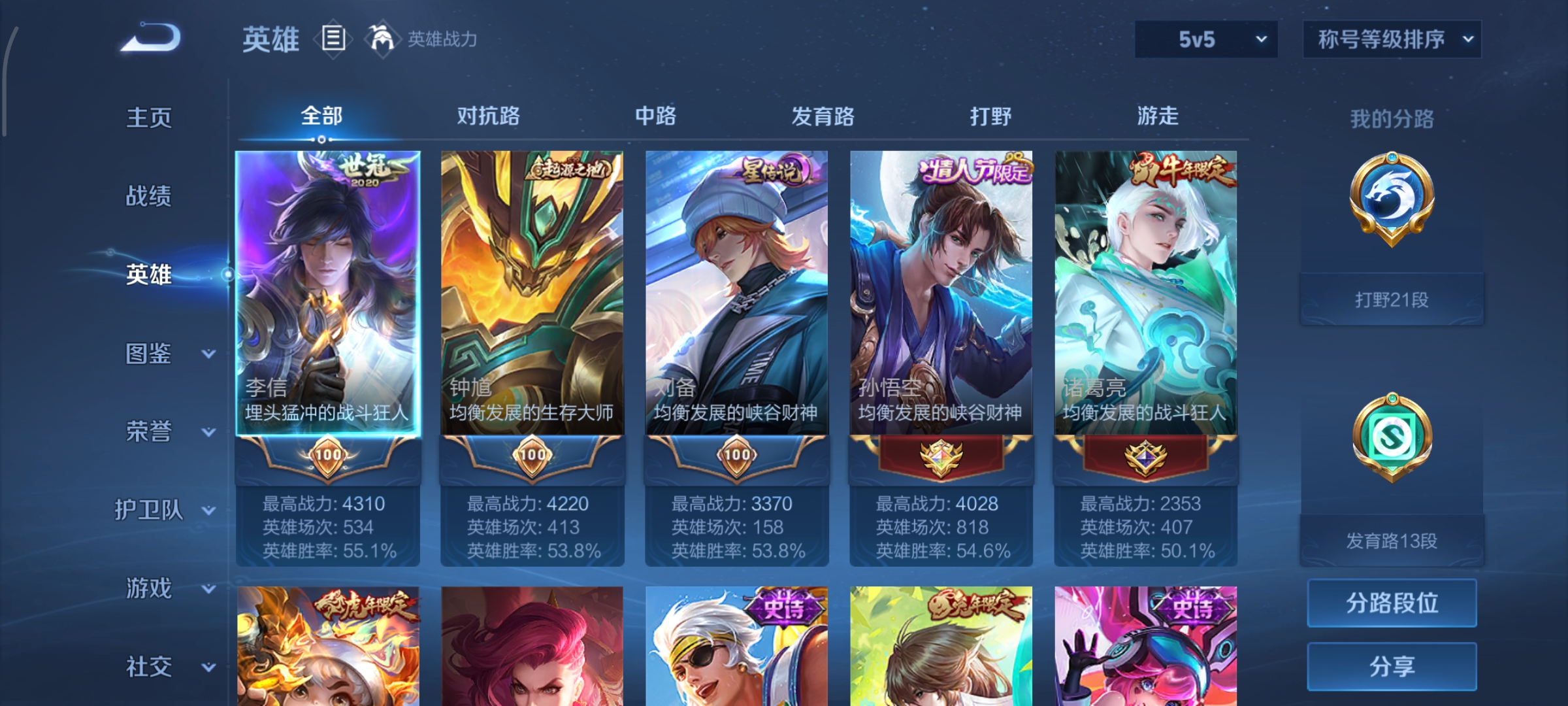 WZCMW3471320王者荣耀账号详情图3