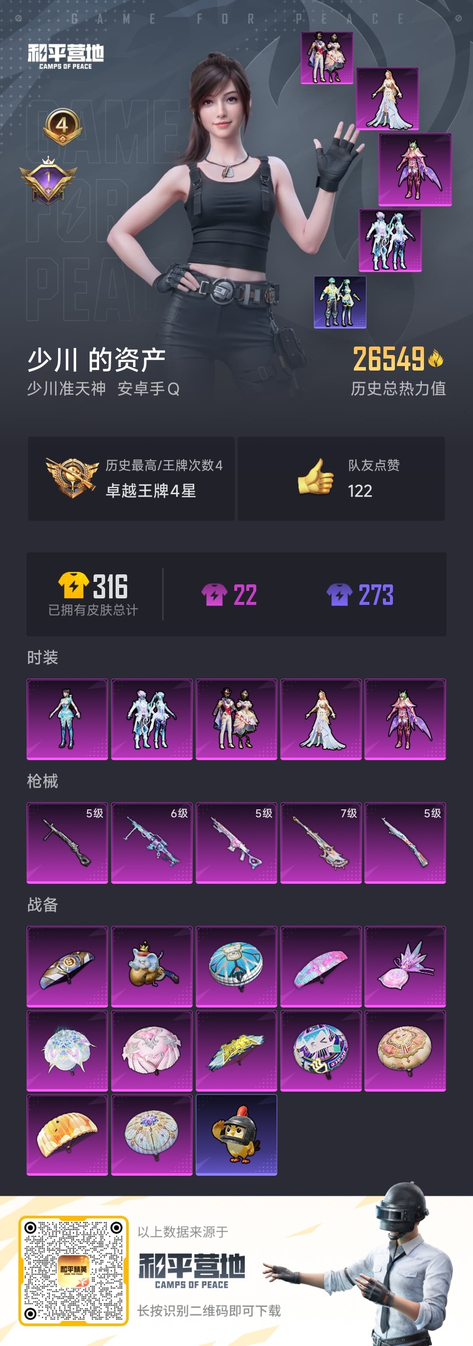 HPCMW3436978和平精英账号详情图17