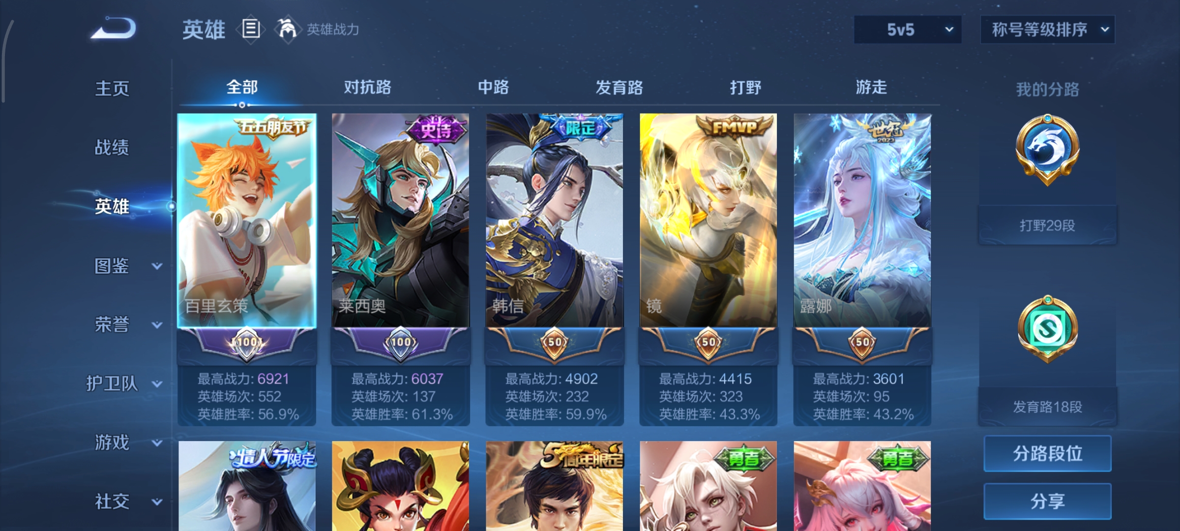 WZCMW3373201王者荣耀账号详情图3