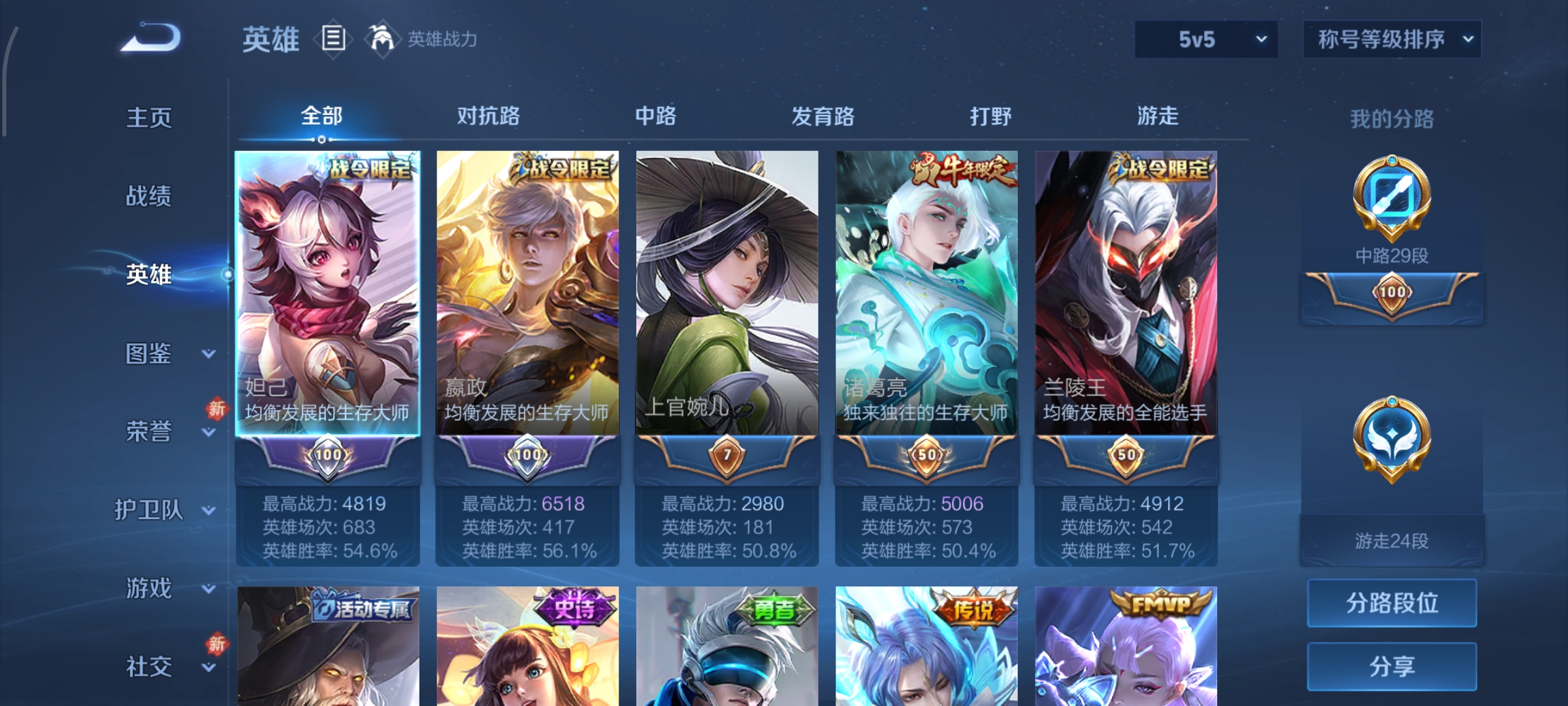 WZCMW4100177王者荣耀账号详情图3