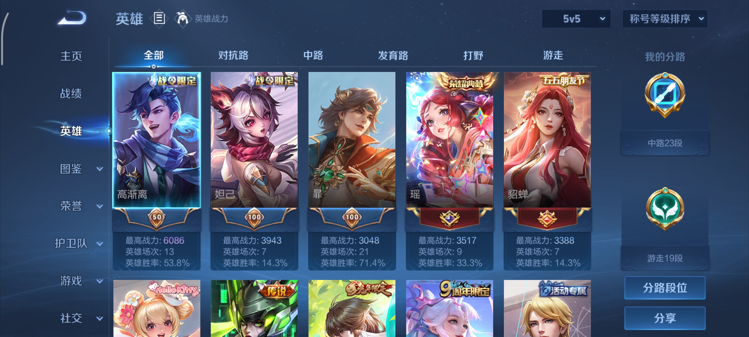 WZCMW3428792王者荣耀账号详情图3