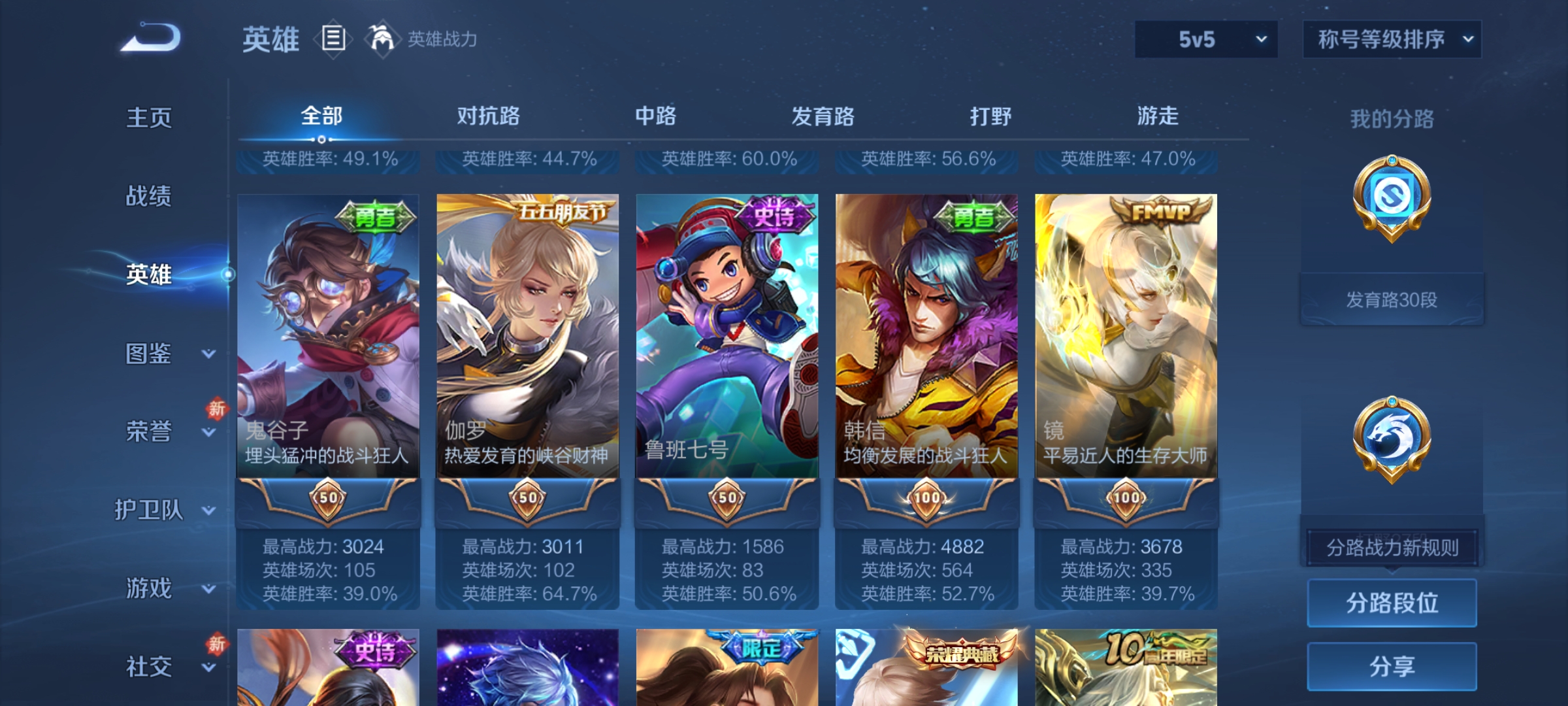 WZCMW4160613王者荣耀账号详情图5