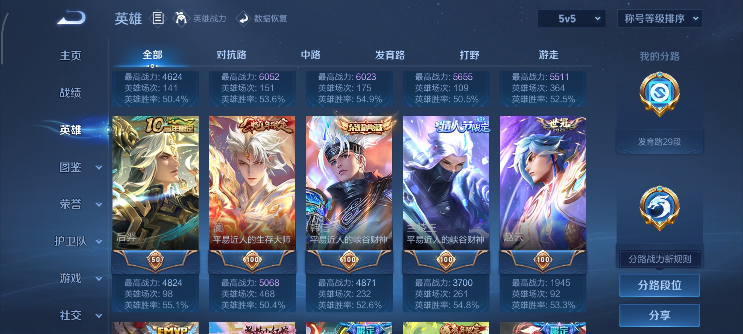 WZCMW3460509王者荣耀账号详情图4