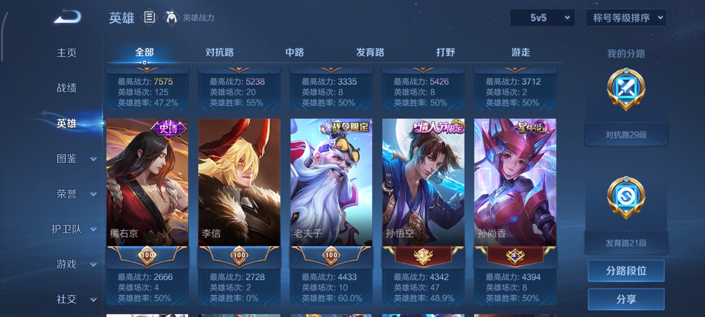 WZCMW3408105王者荣耀账号详情图4