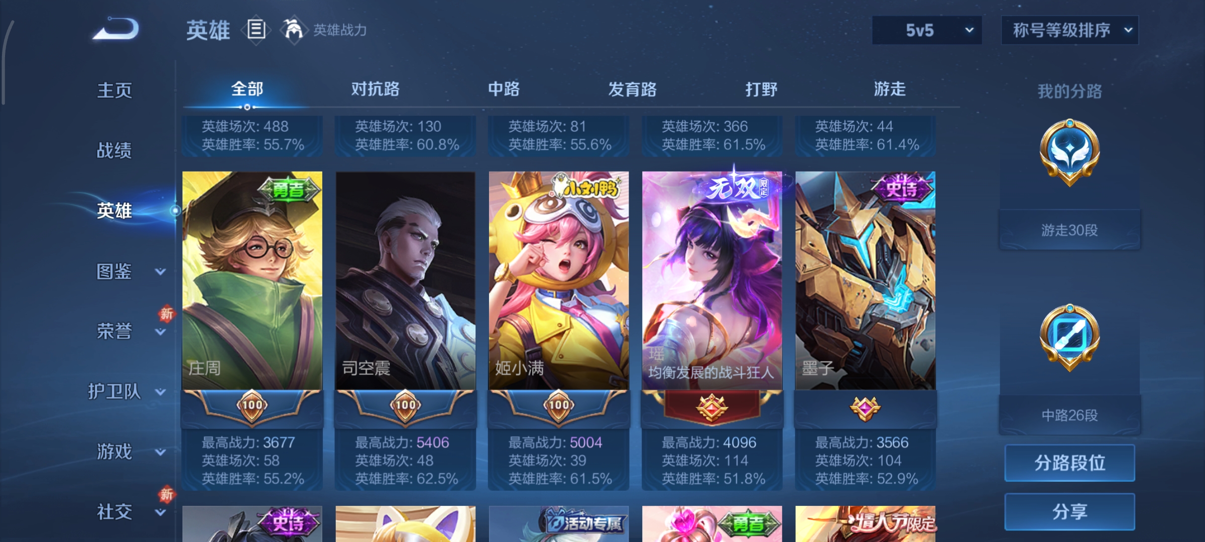 WZCMW498128王者荣耀账号详情图4