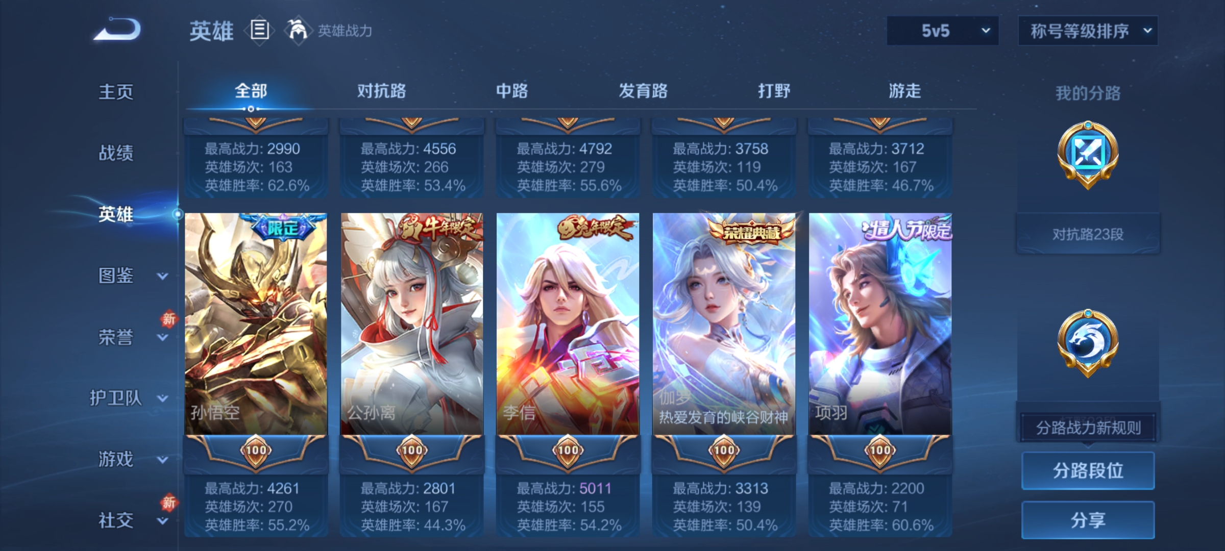 WZCMW4155958王者荣耀账号详情图5