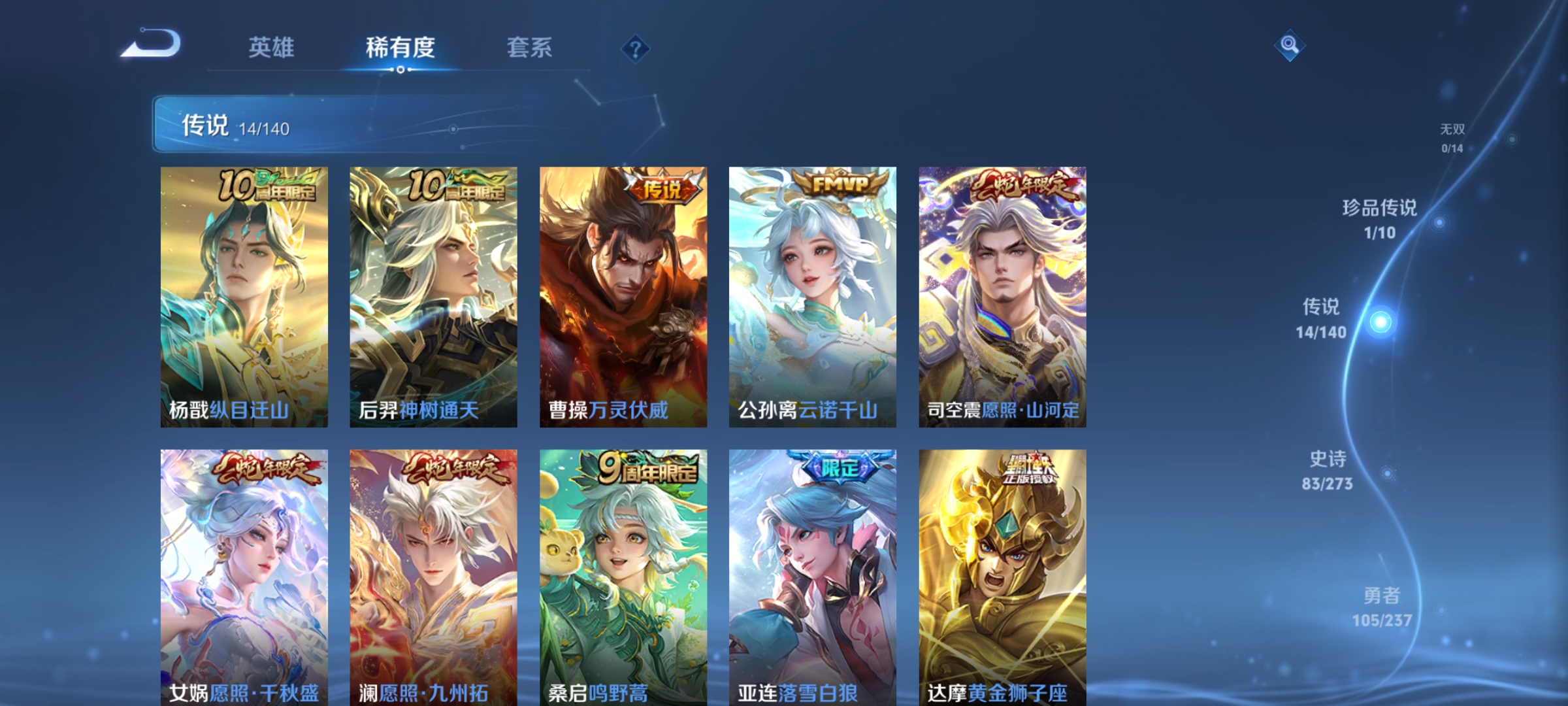 WZCMW4160608王者荣耀账号详情图8