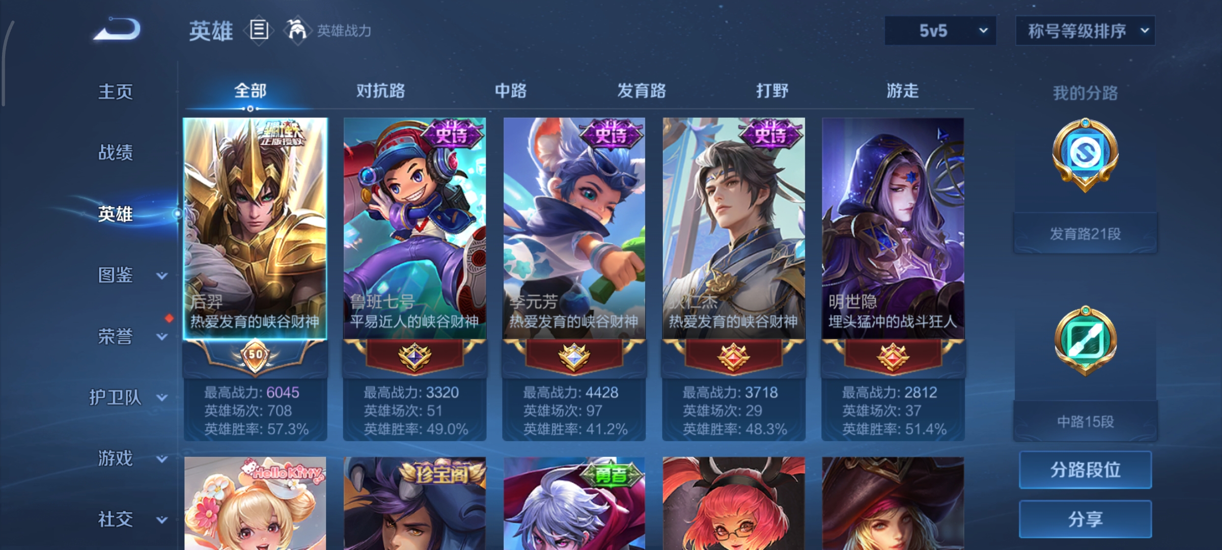 WZCMW3384966王者荣耀账号详情图3