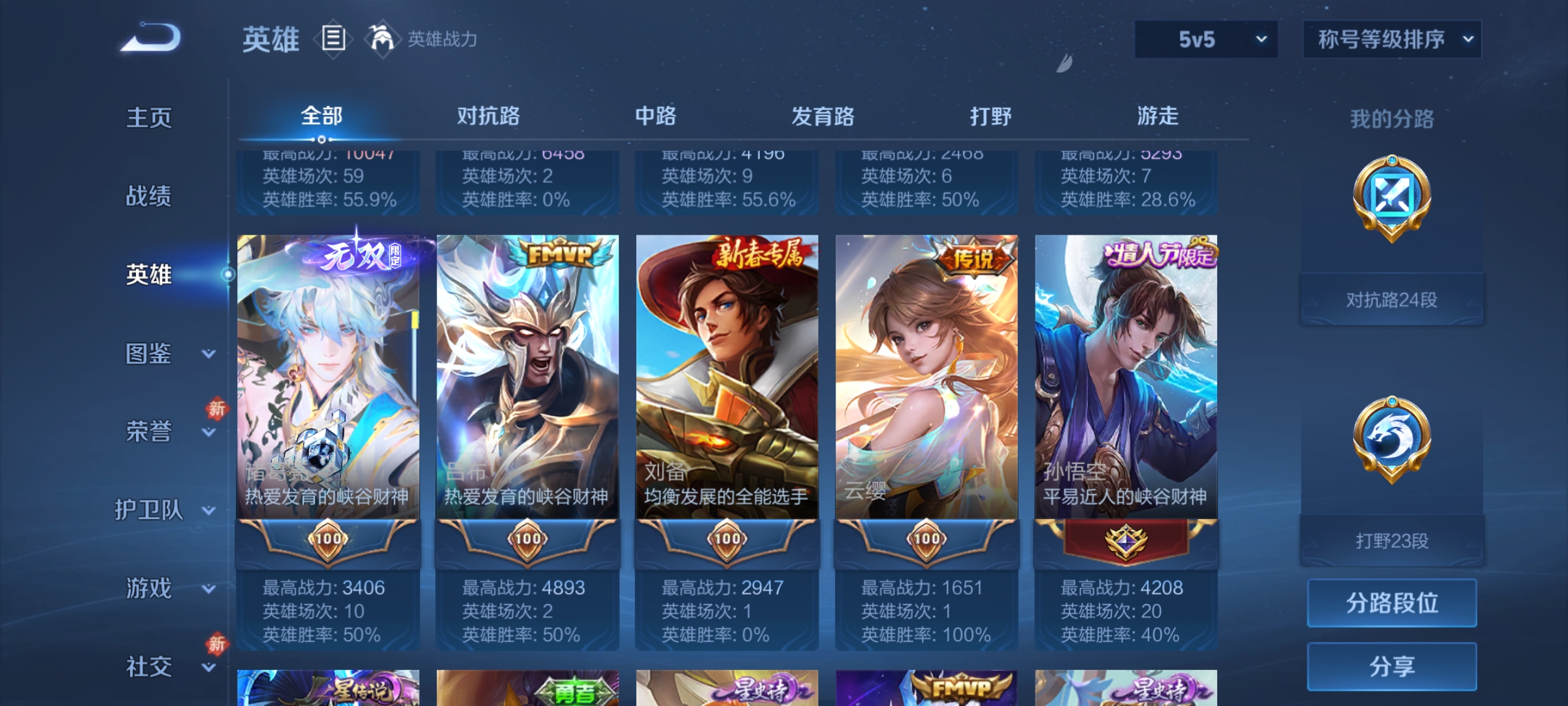 WZCMW4153808王者荣耀账号详情图4