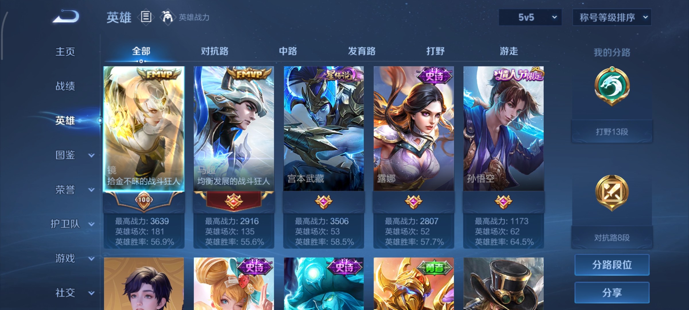 WZCMW3393070王者荣耀账号详情图3