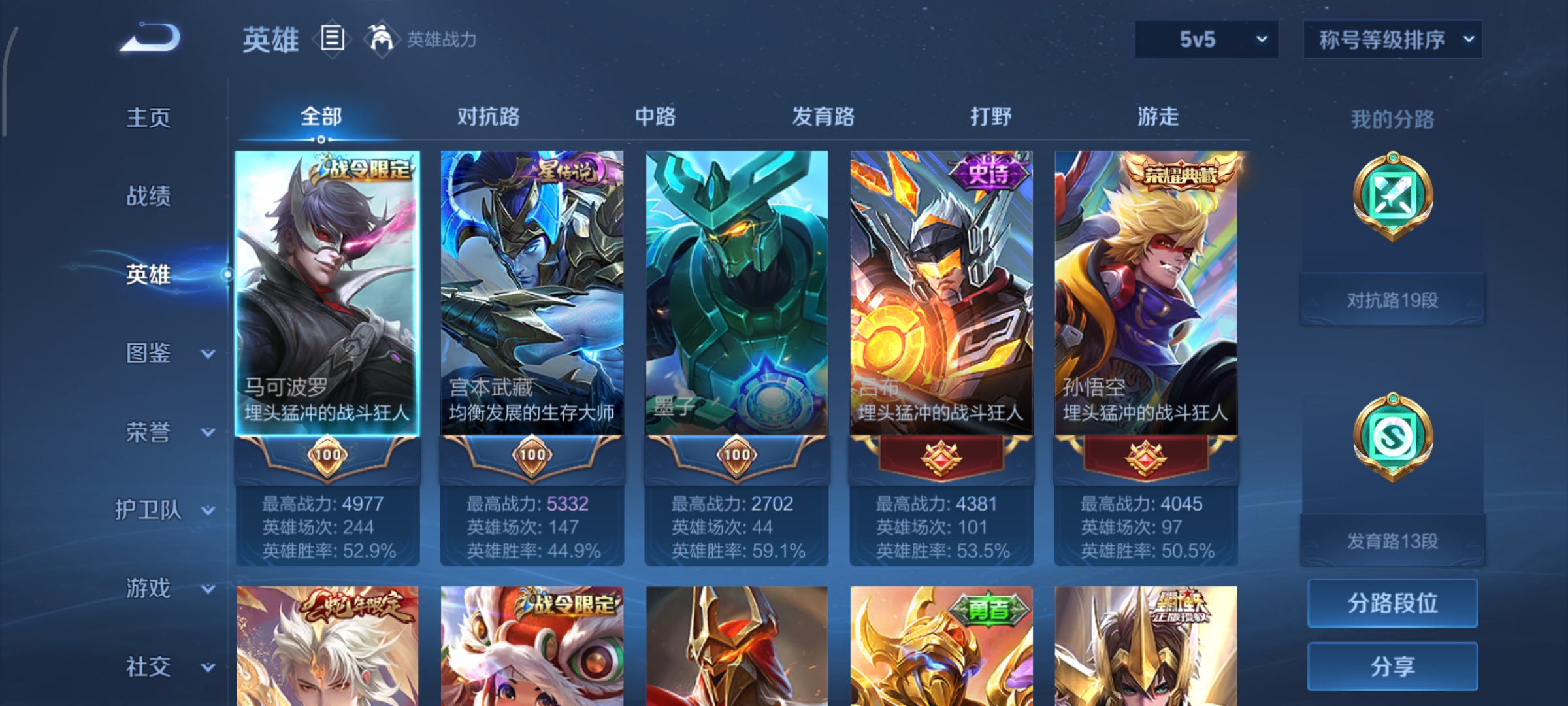 WZCMW3471220王者荣耀账号详情图3