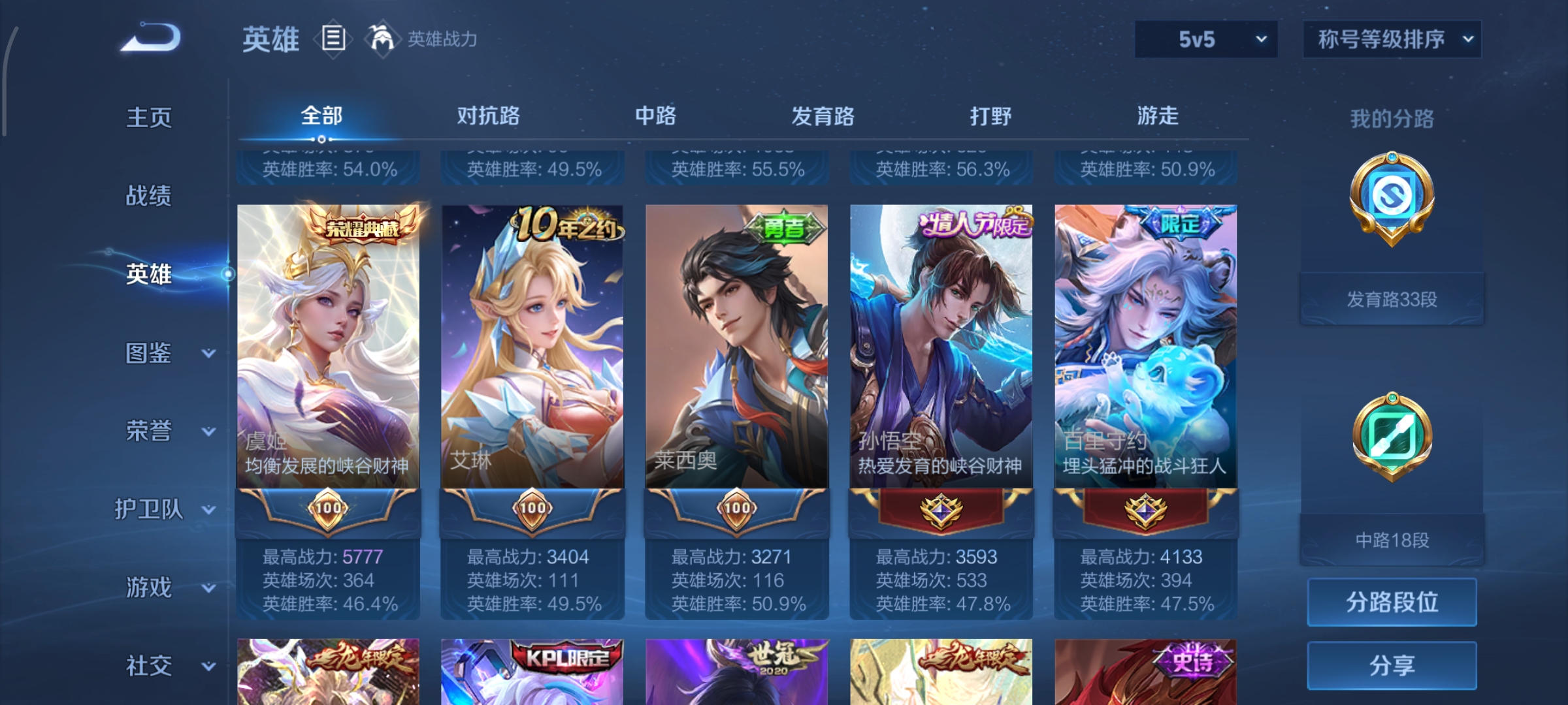 WZCMW3371453王者荣耀账号详情图4