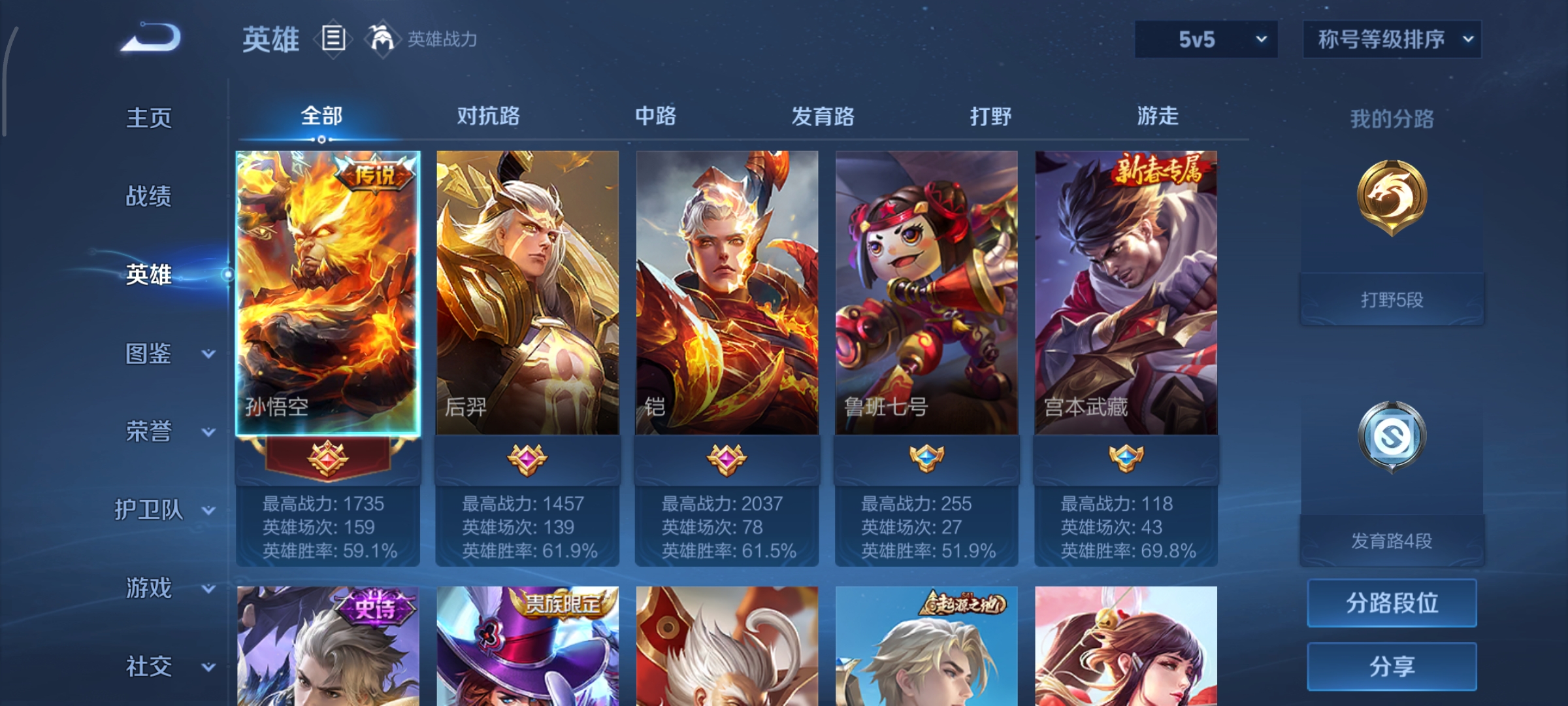 WZCMW462382王者荣耀账号详情图3