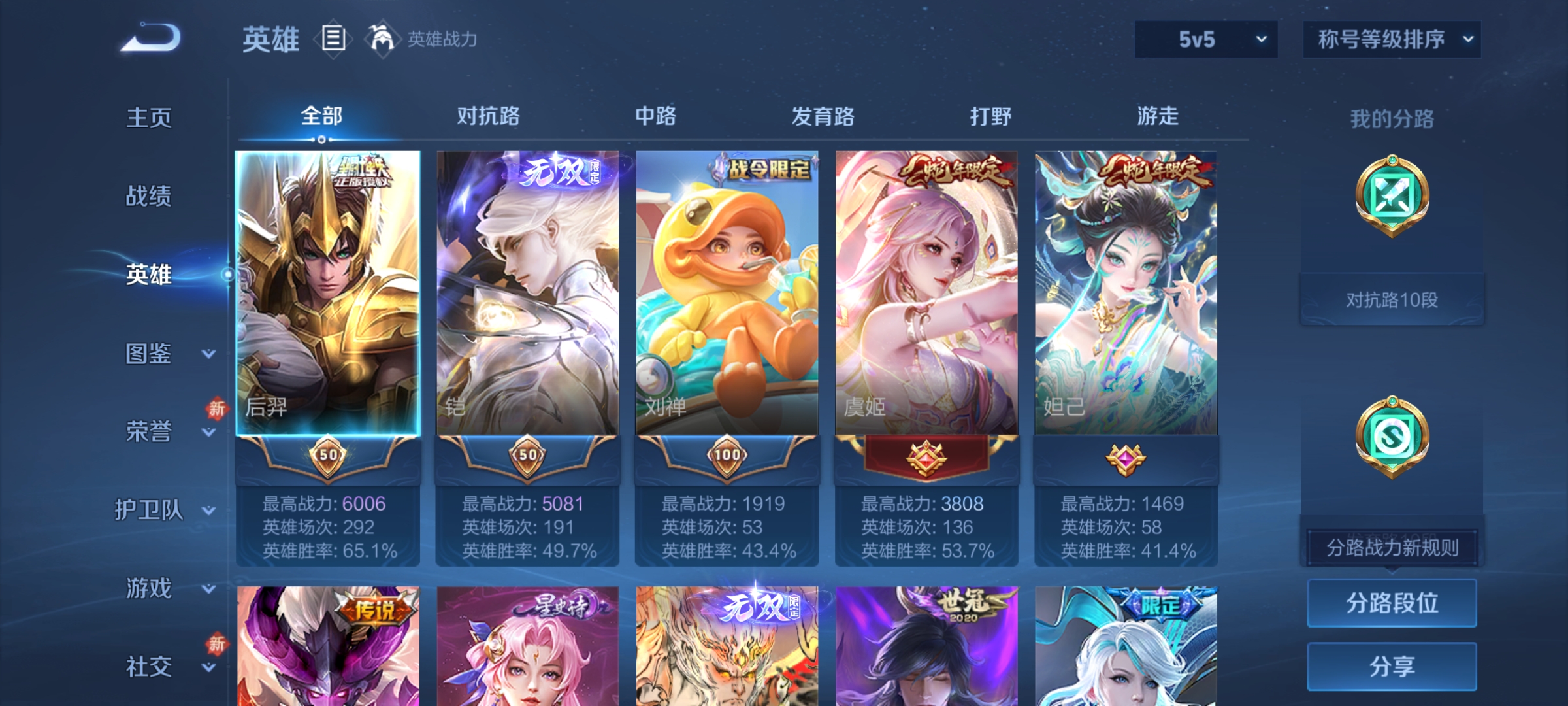 WZCMW4122516王者荣耀账号详情图3