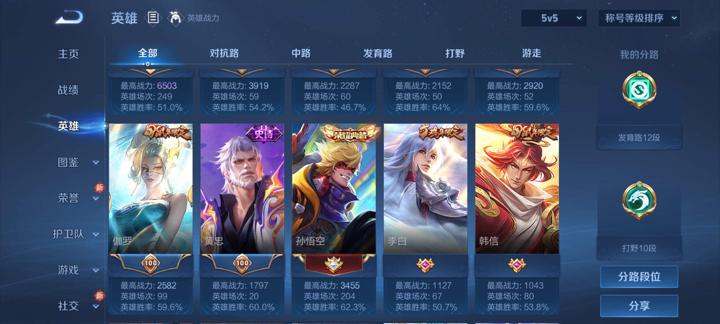 WZCMW4167605王者荣耀账号详情图4