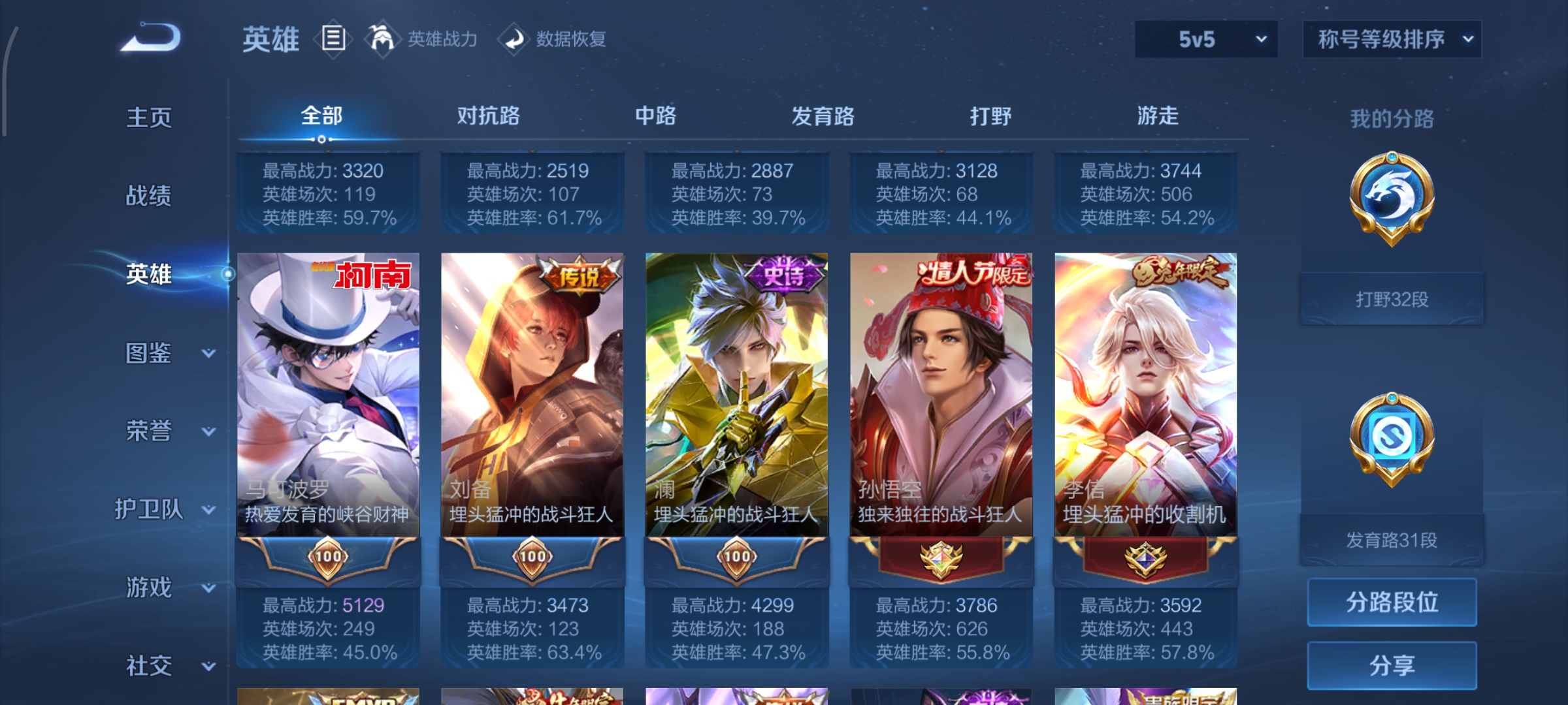 WZCMW3446958王者荣耀账号详情图6