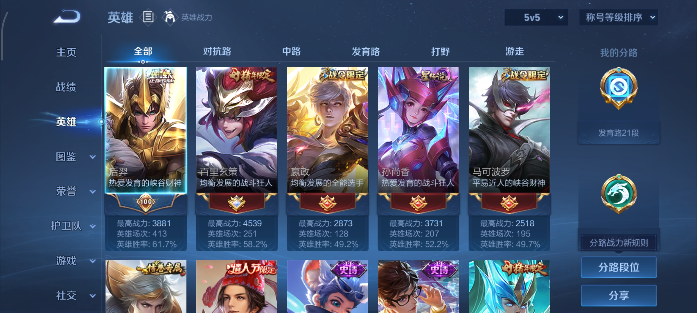 WZCMW3480584王者荣耀账号详情图3