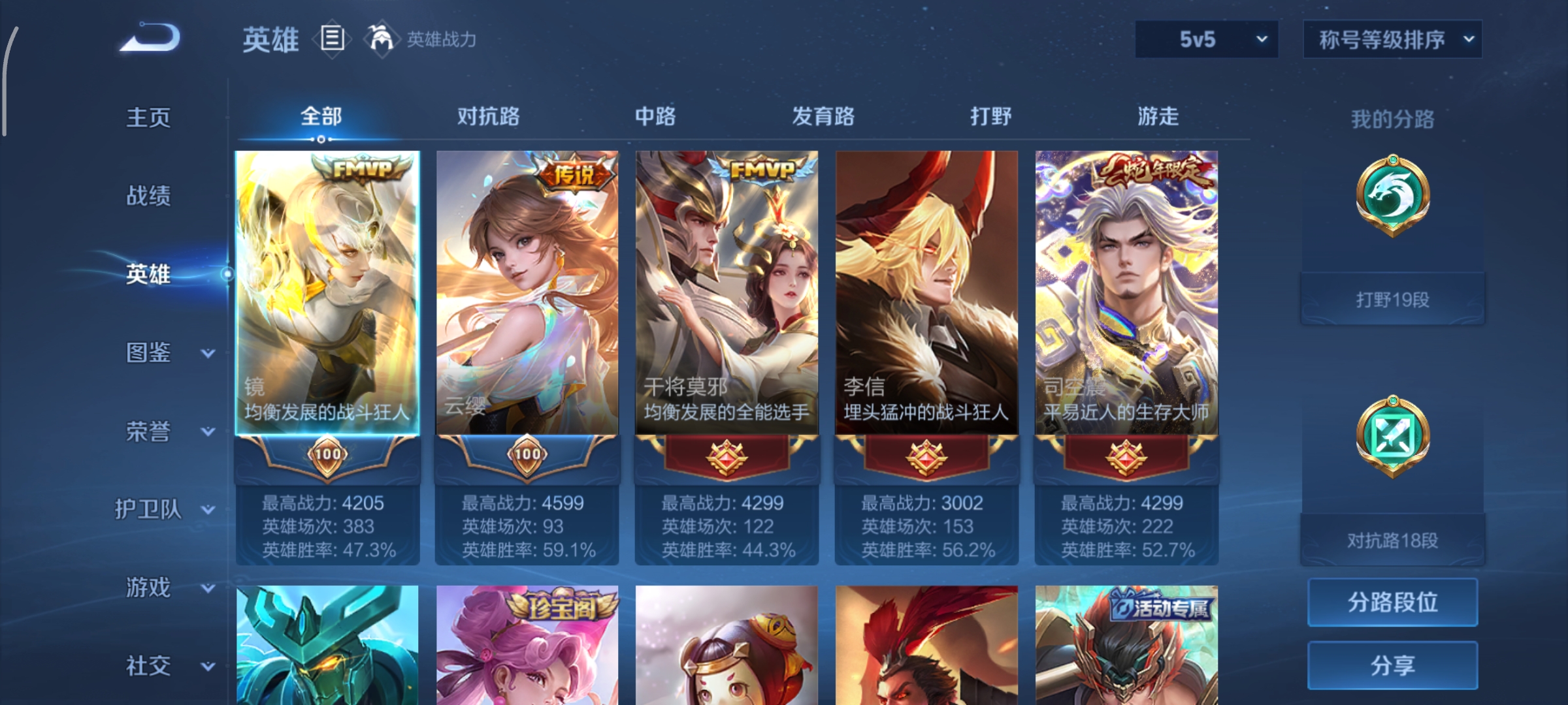 WZCMW462412王者荣耀账号详情图3