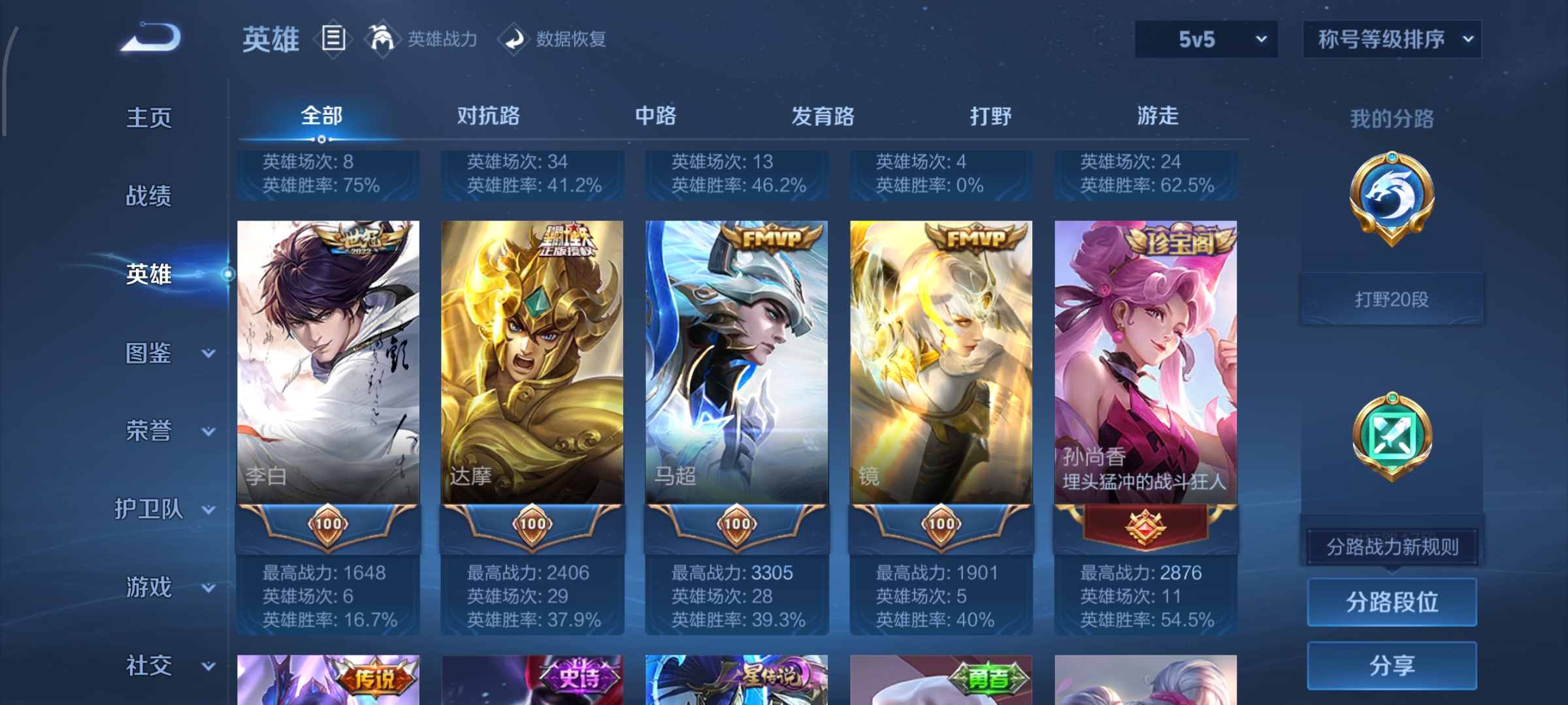 WZCMW3483849王者荣耀账号详情图5