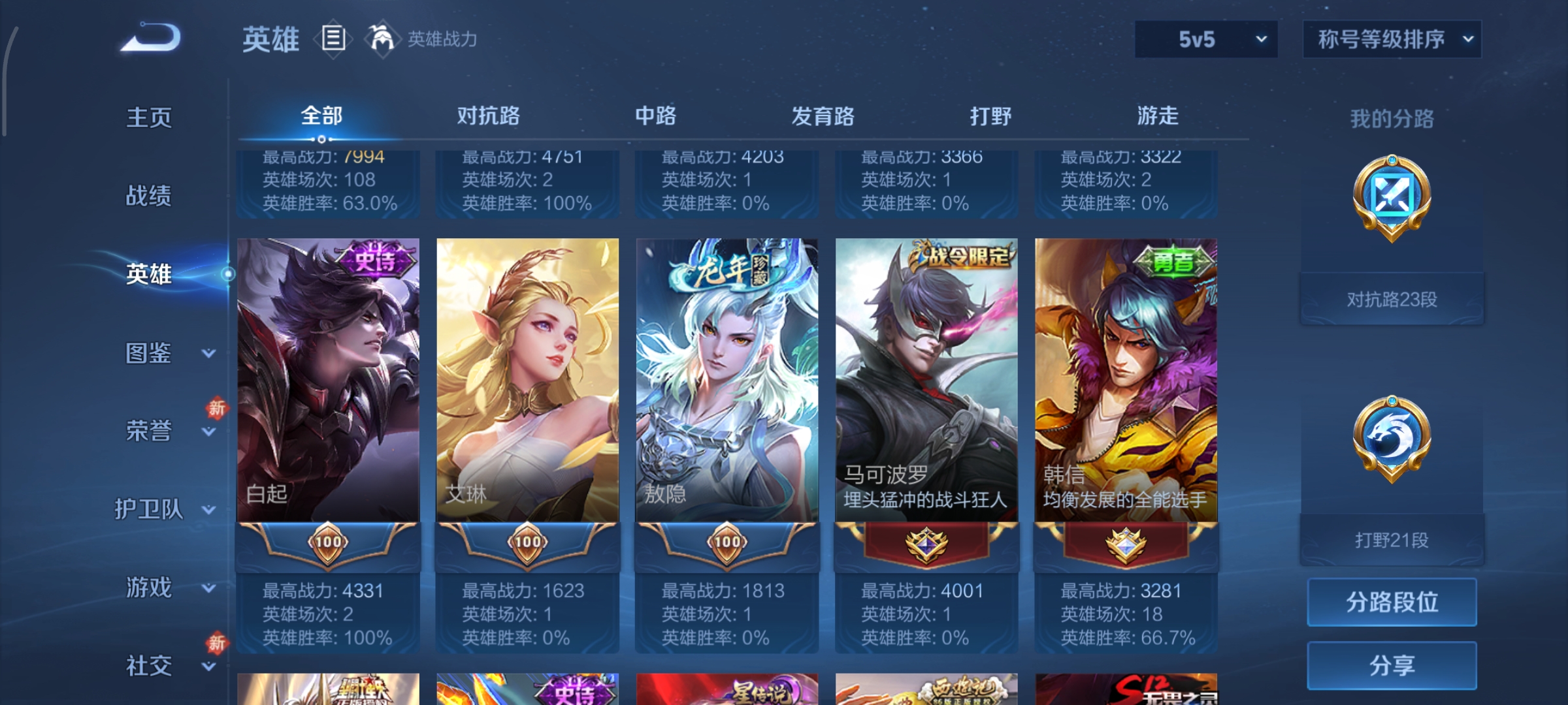 WZCMW490976王者荣耀账号详情图4