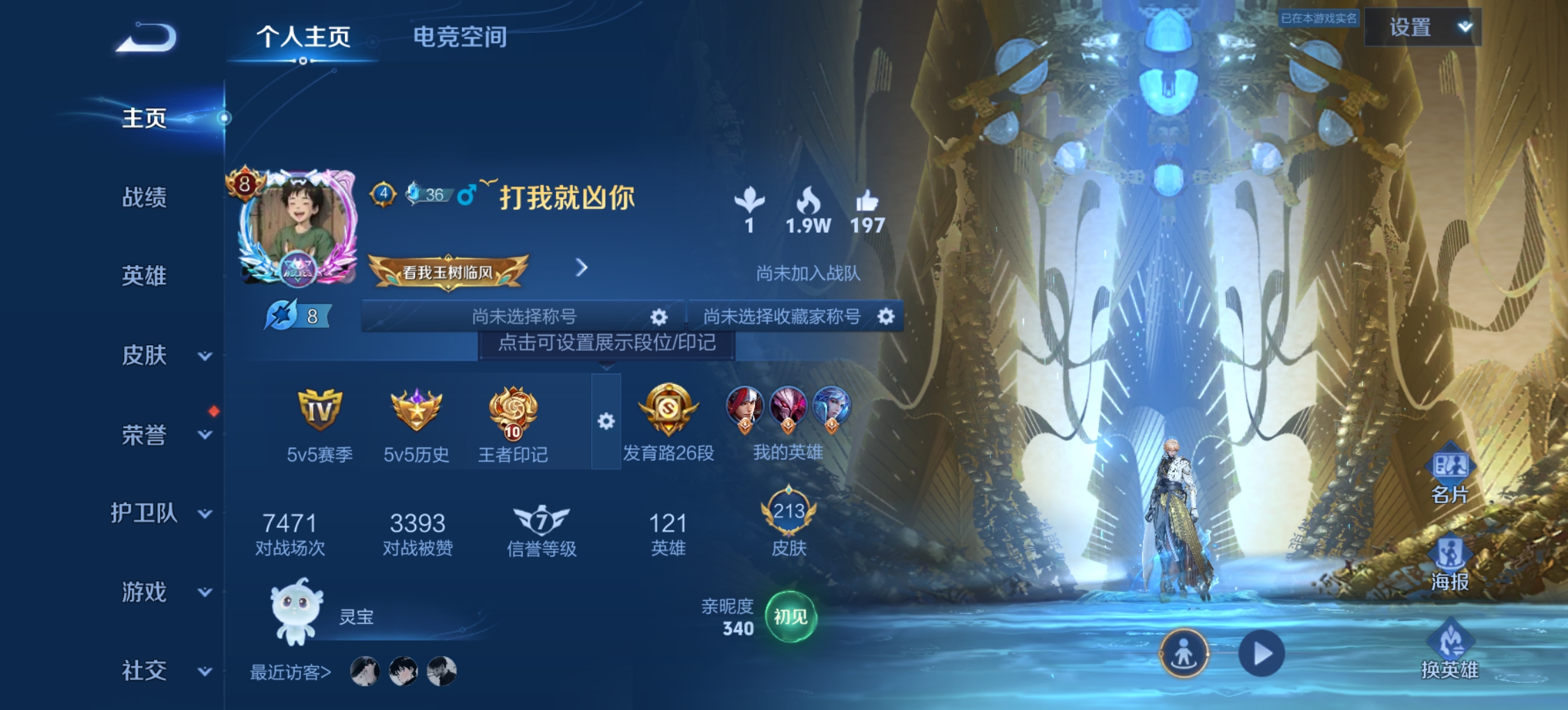 WZQM3186373王者荣耀账号详情图2