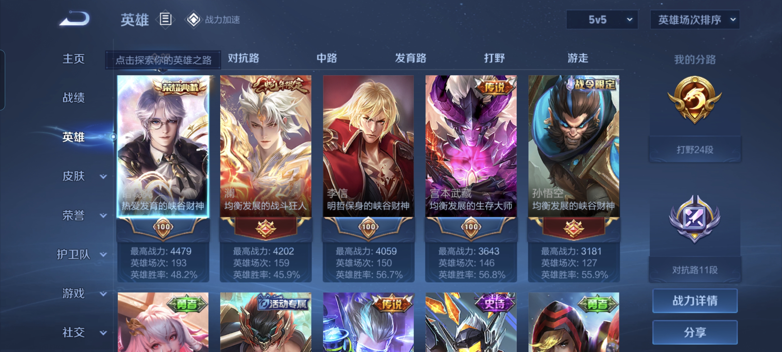 WZCMW3248277王者荣耀账号详情图3