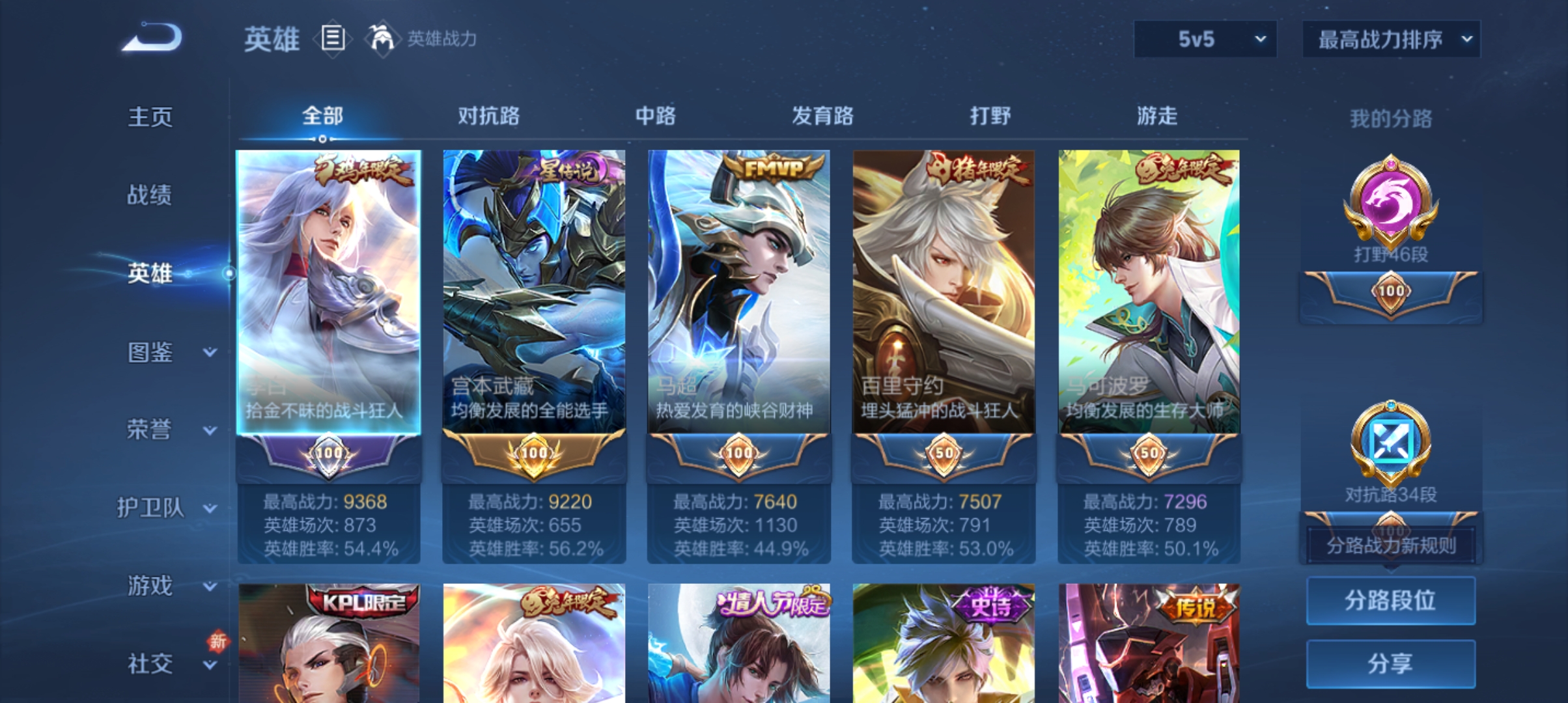 WZQM3191806王者荣耀账号详情图3