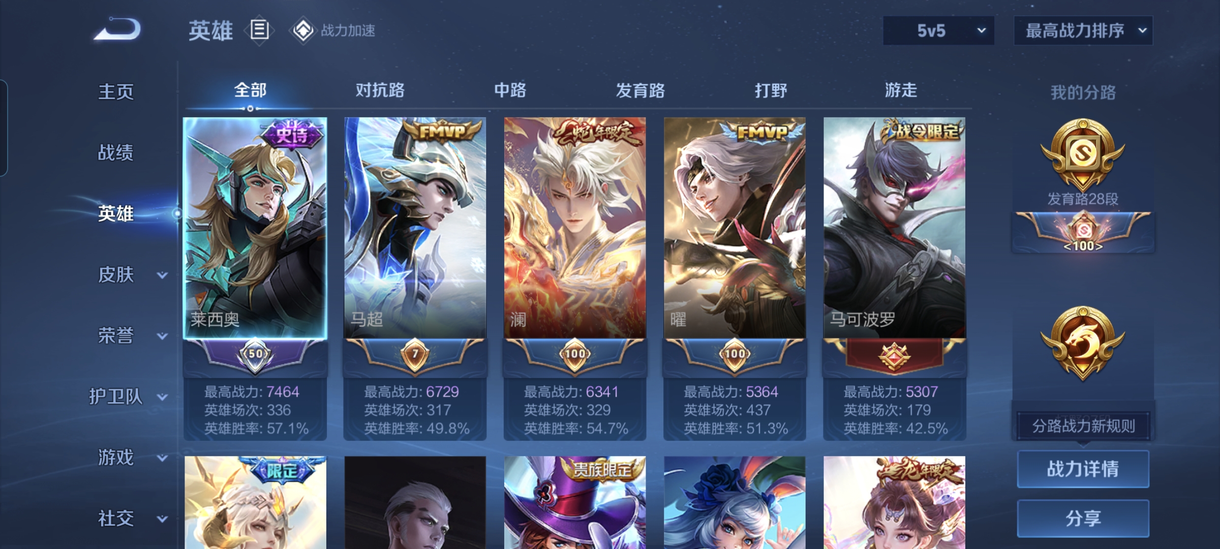 WZQM3184068王者荣耀账号详情图3
