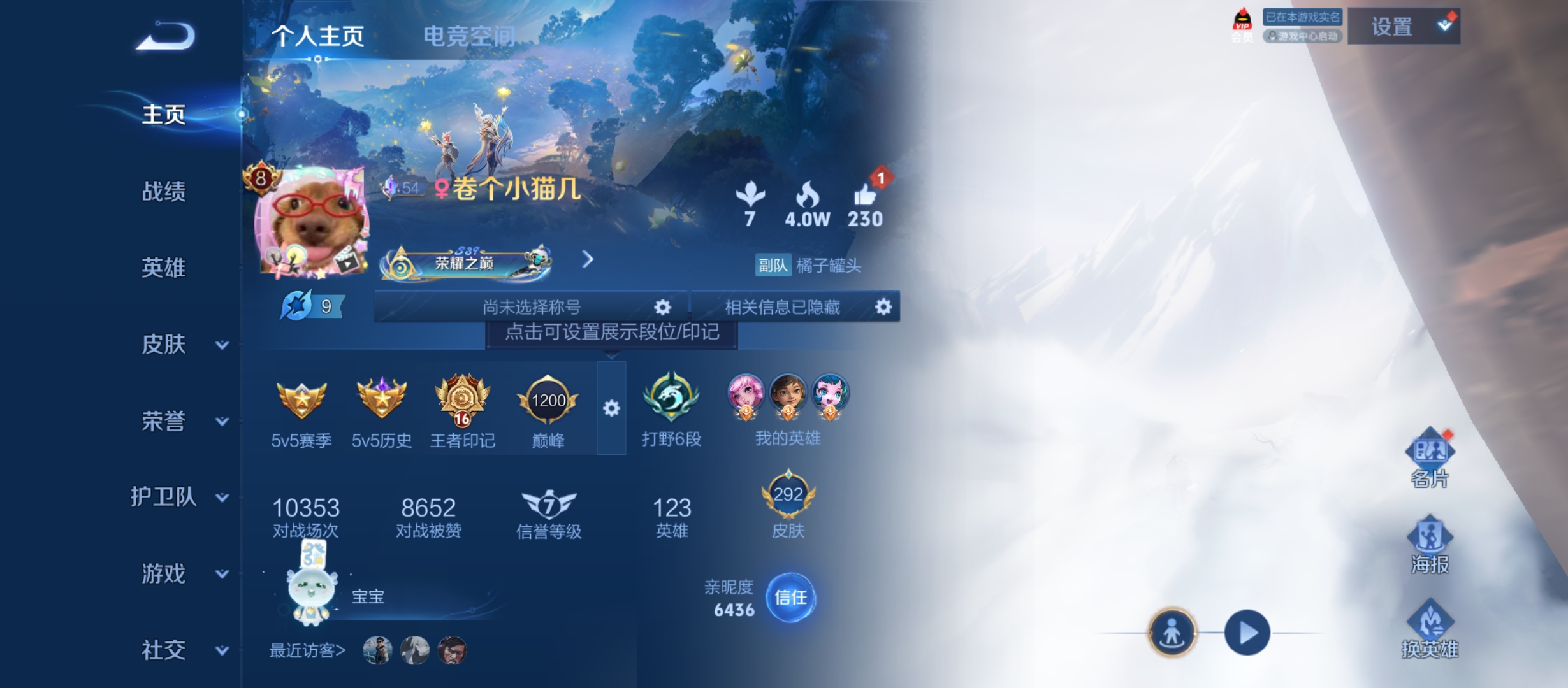 WZQM3183700王者荣耀账号详情图2