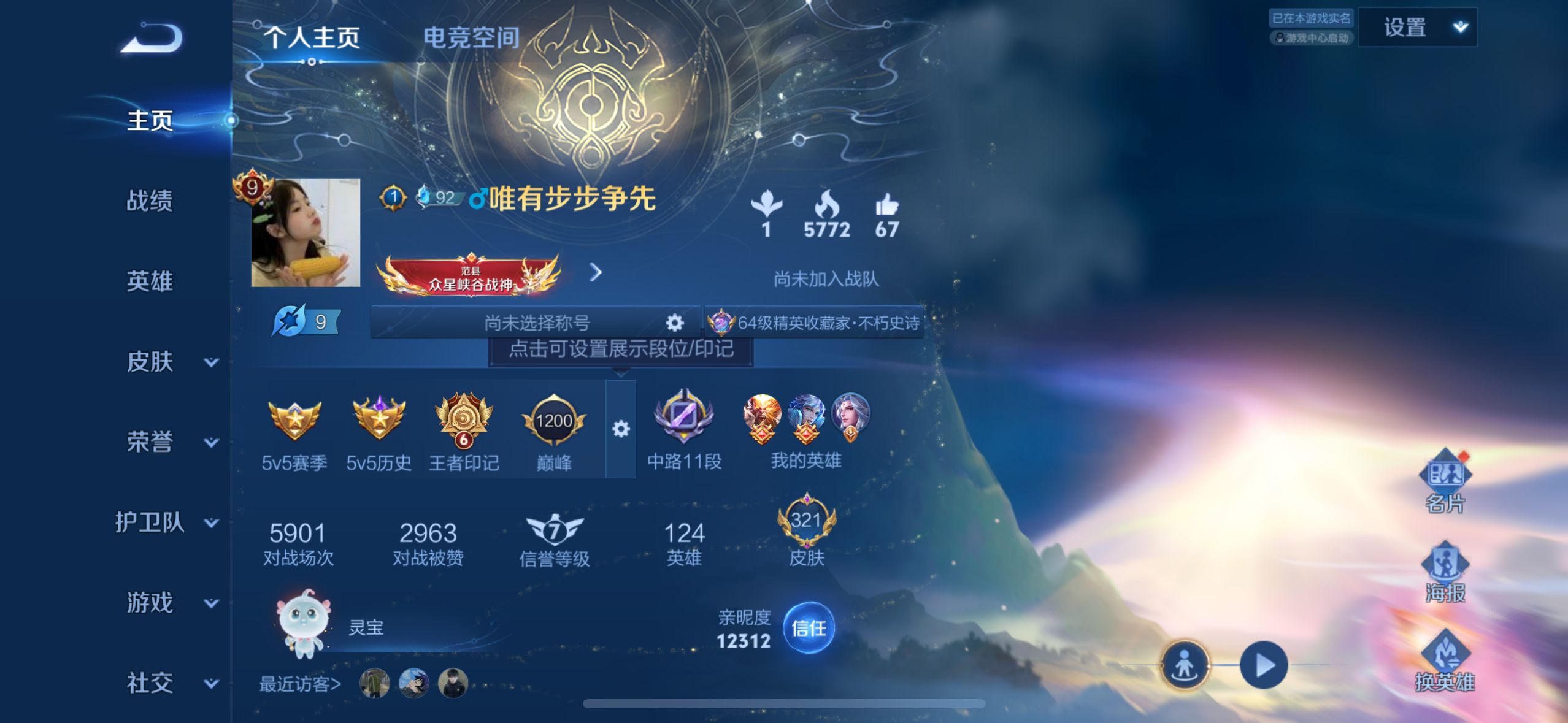 WZQM3183624王者荣耀账号详情图2