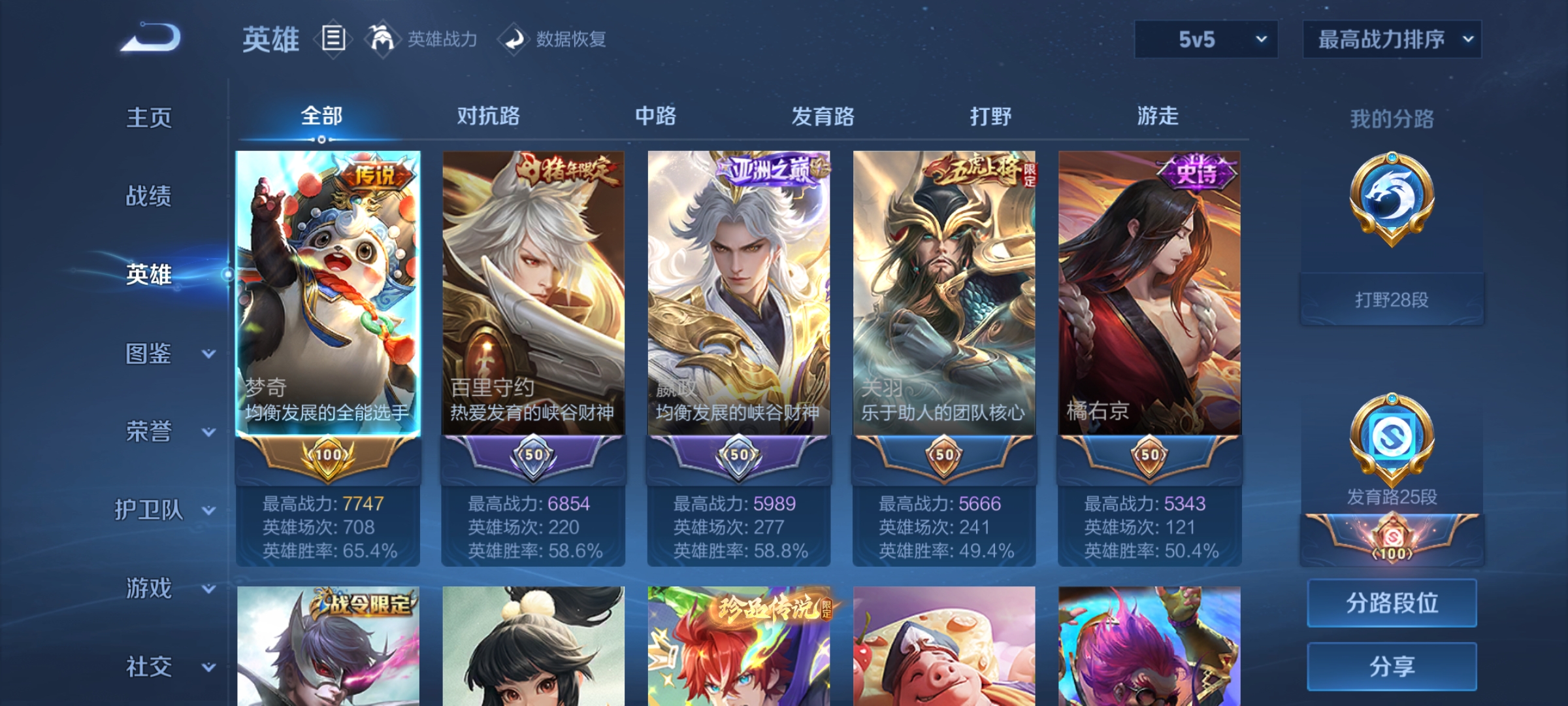 WZCMW3250046王者荣耀账号详情图3
