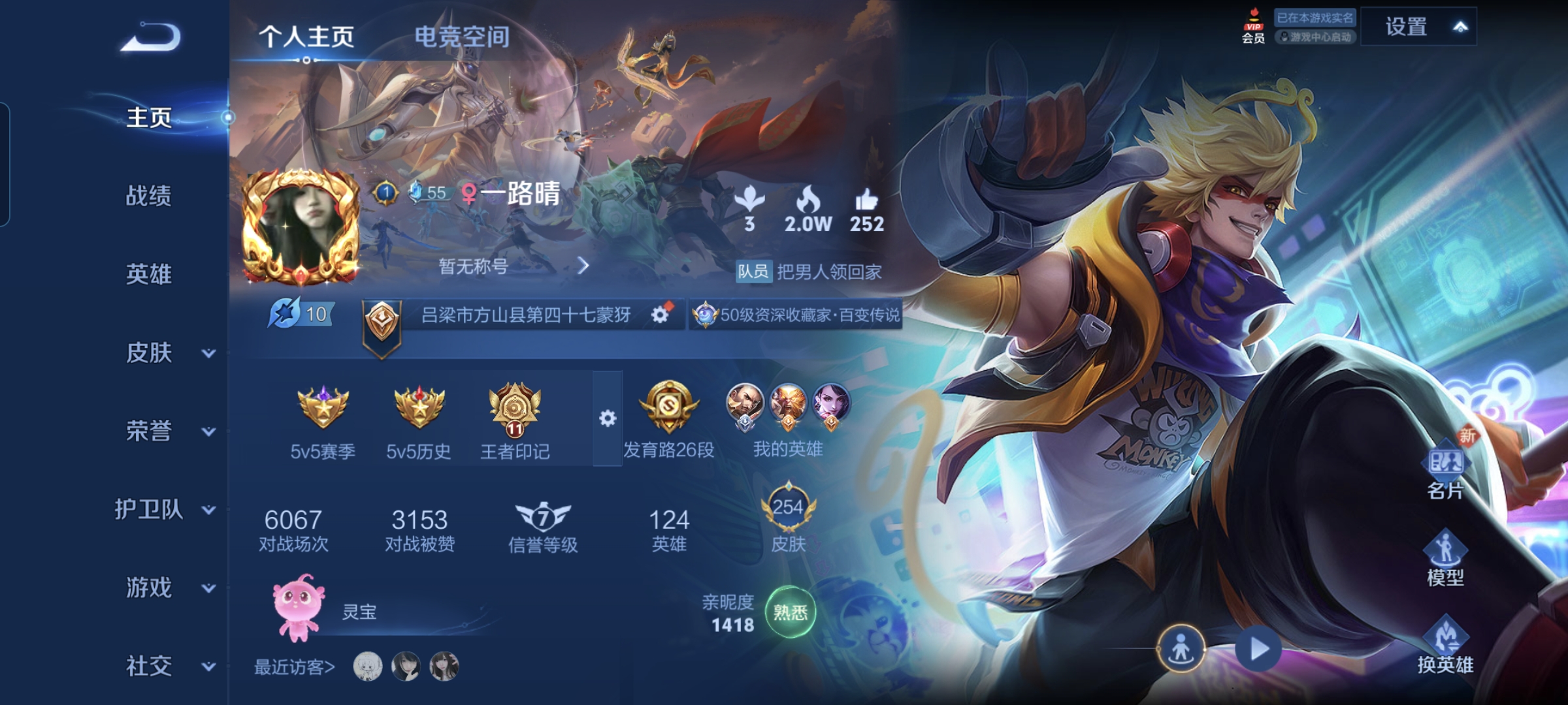 WZQM3183896王者荣耀账号详情图2