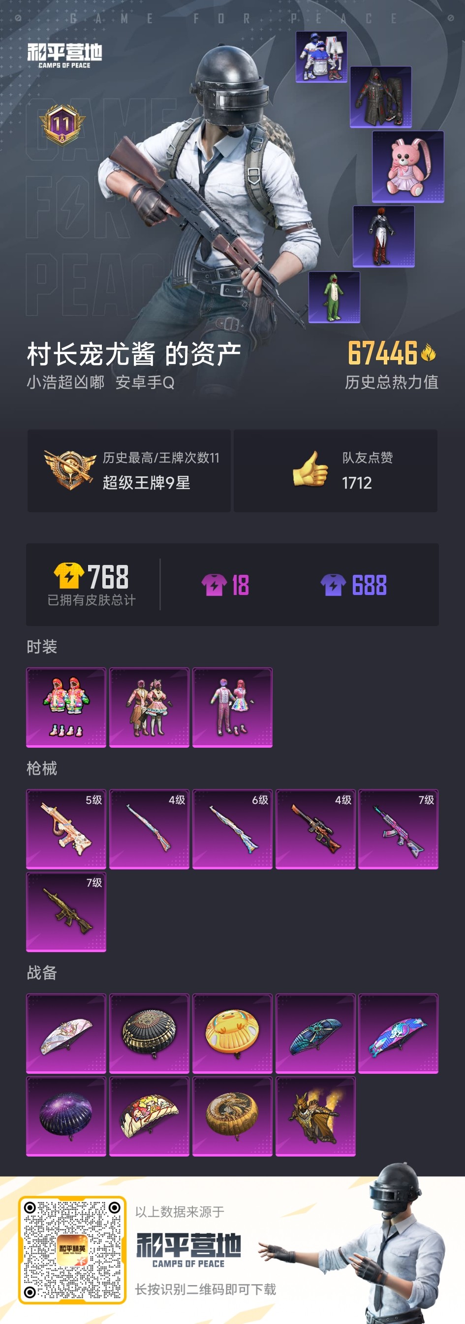 HPCMW3318779和平精英账号详情图4