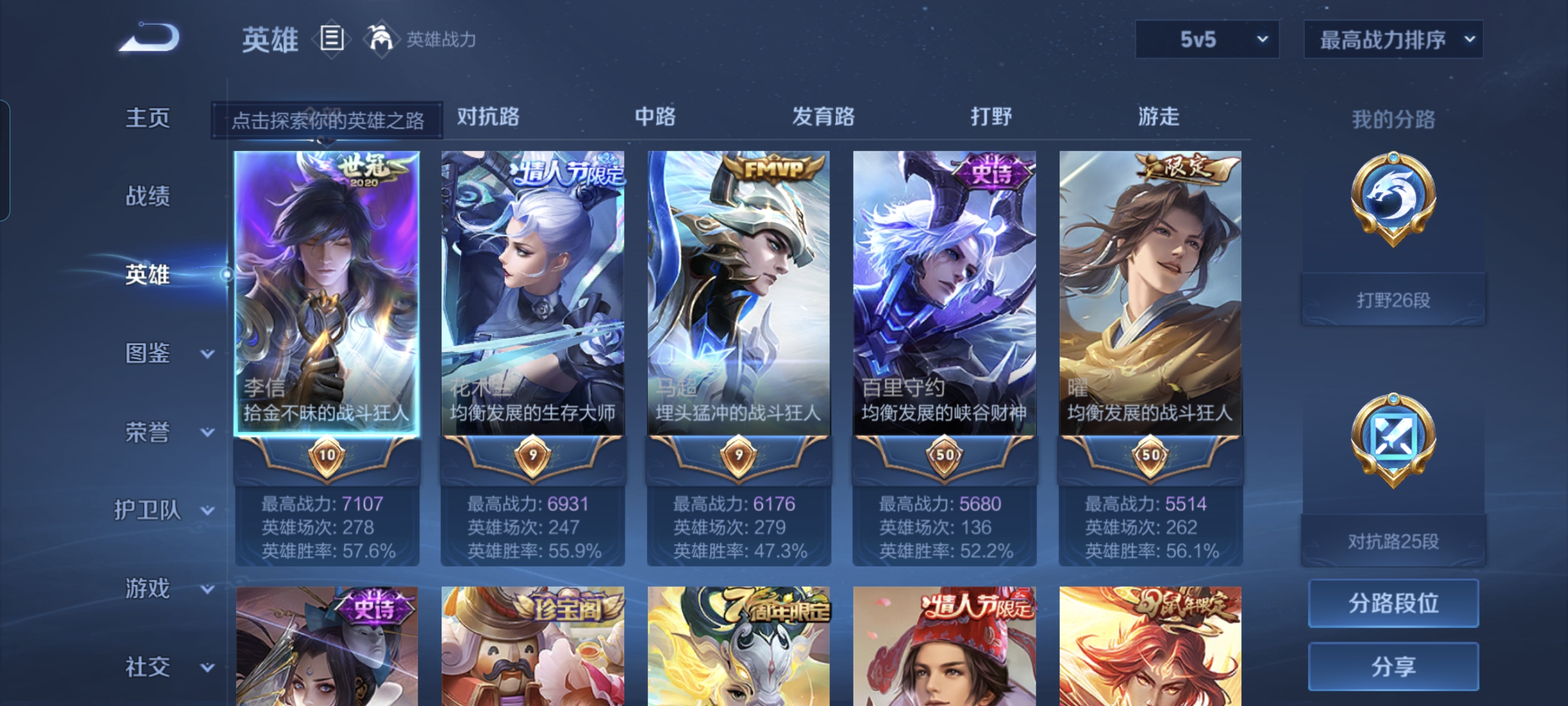 WZCMW3287447王者荣耀账号详情图3