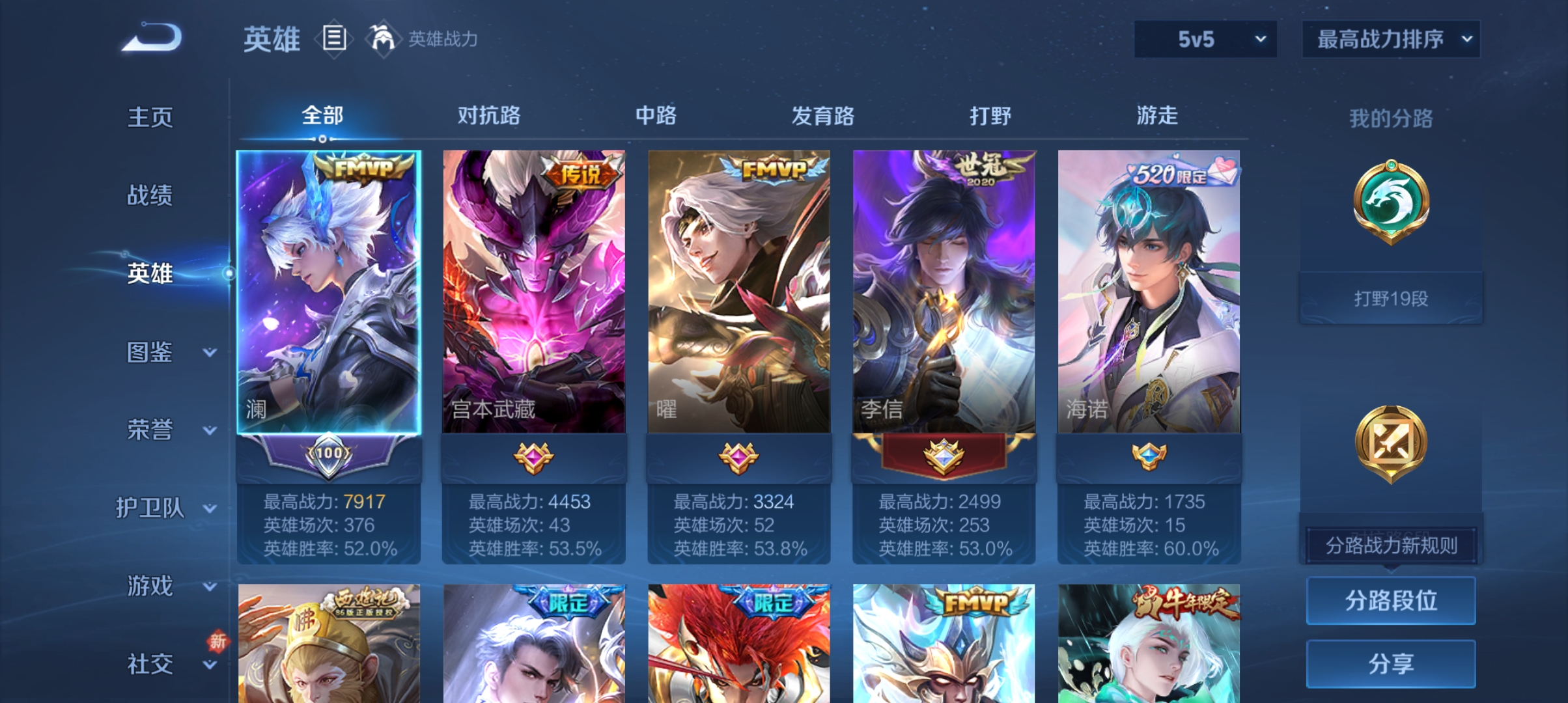 WZQM3191813王者荣耀账号详情图2