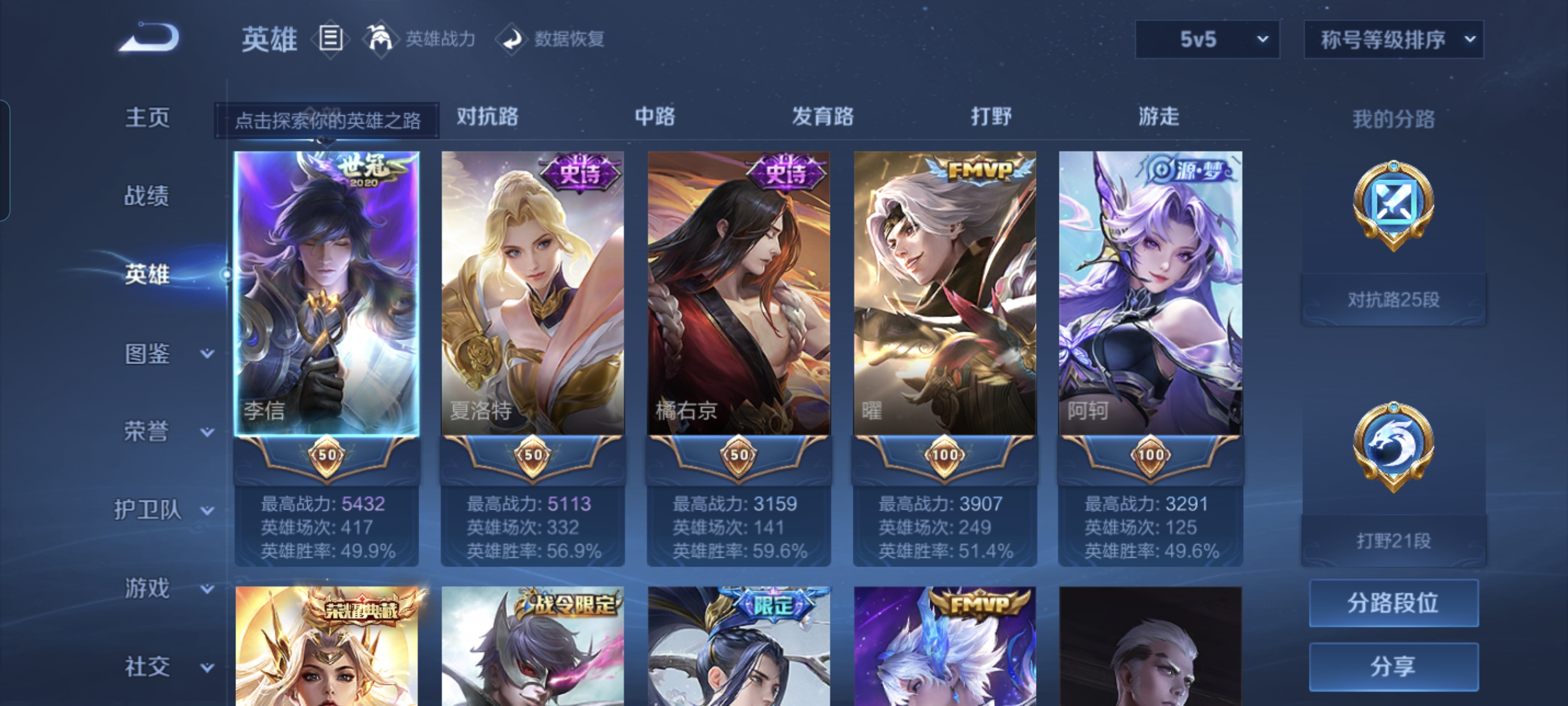 WZCMW3248284王者荣耀账号详情图3
